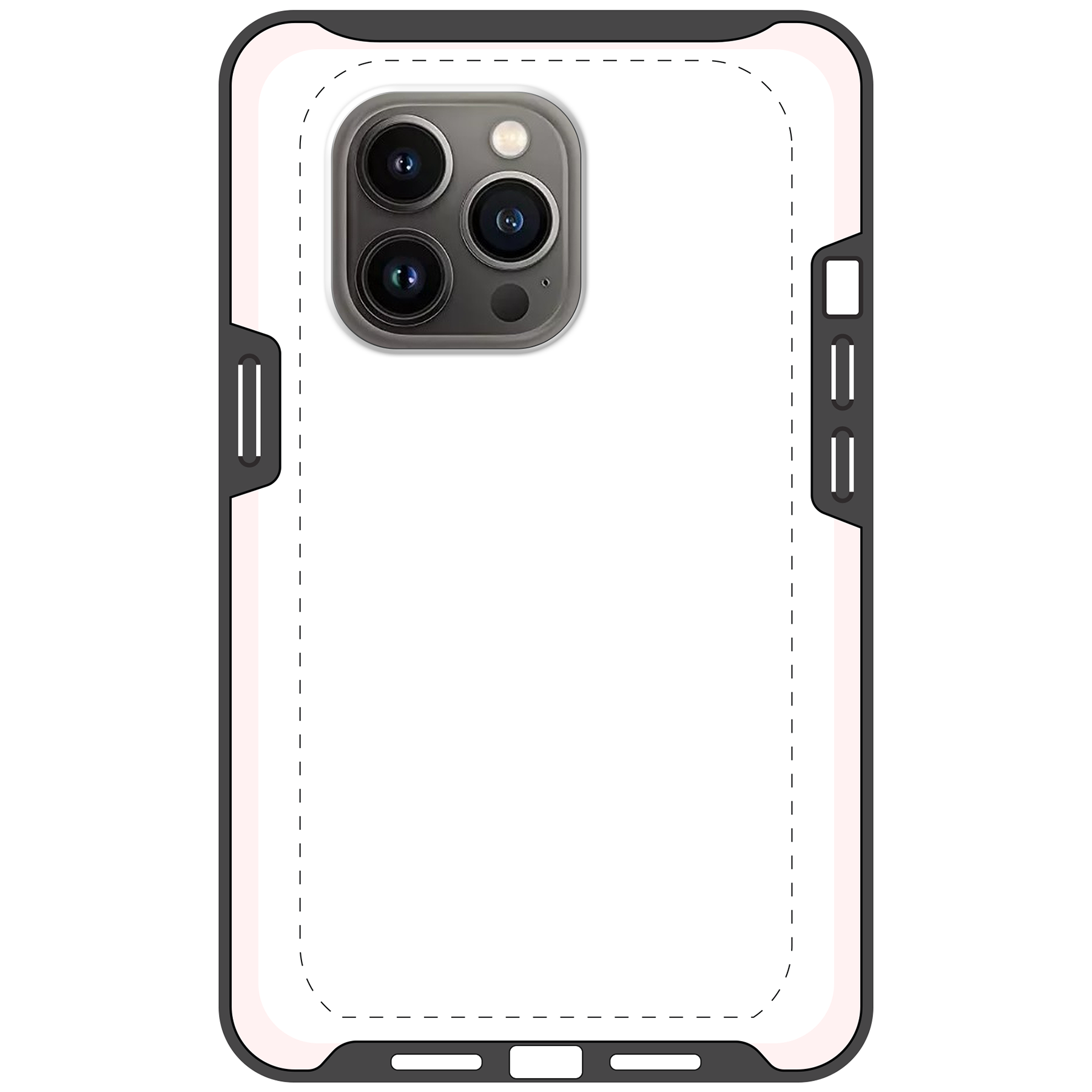 Apple iPhone 13 Pro Tough case (volledig bedrukt, zwarte inzet)