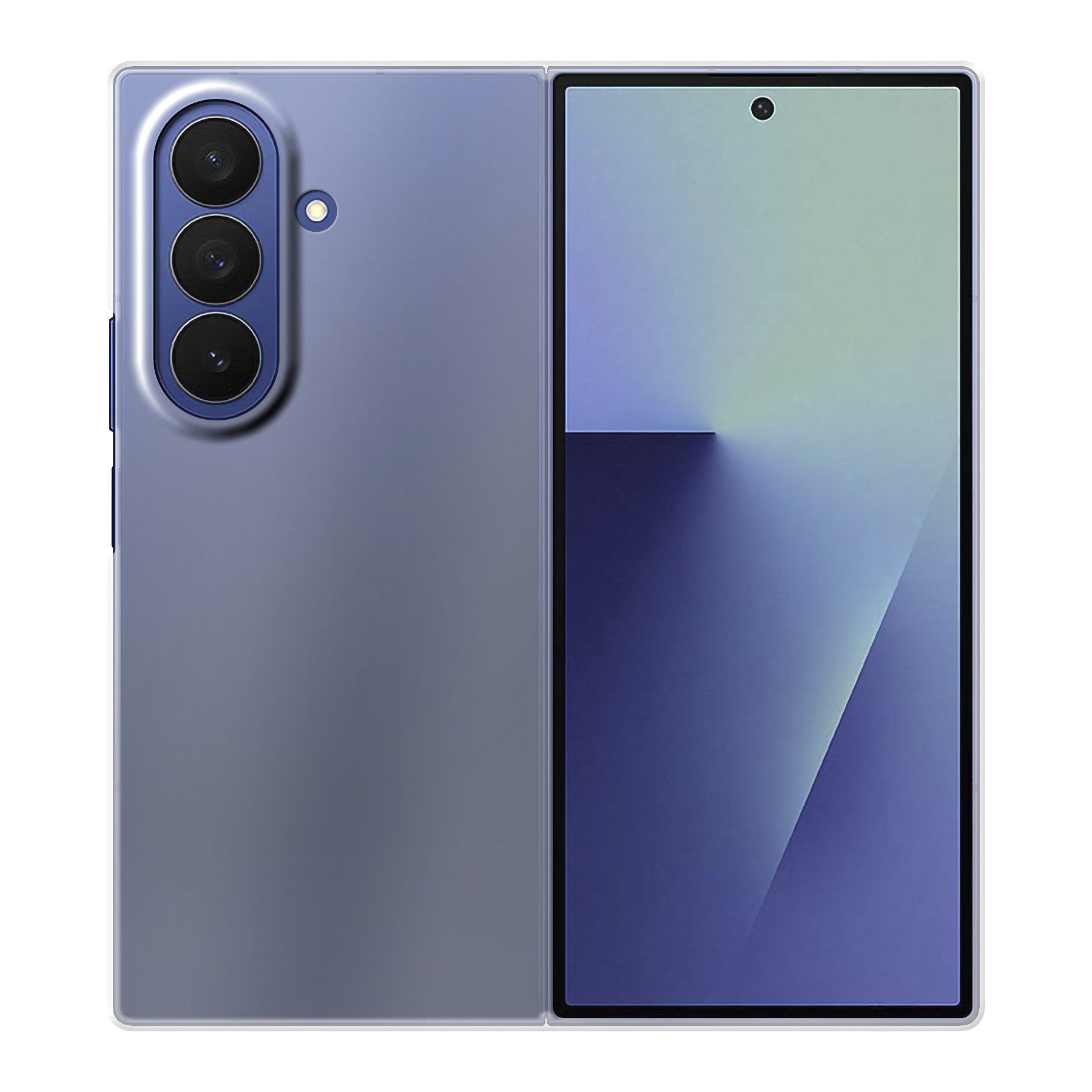 Samsung Galaxy Z Fold7 Hardcase (achterkant bedrukt, transparant)