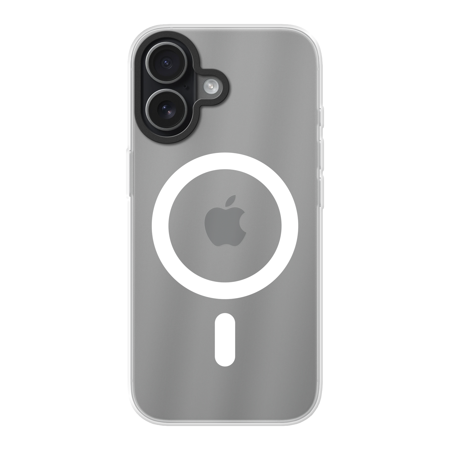 Apple iPhone 17 Hybride hoesje met MagSafe (achterkant bedrukt, transparant)