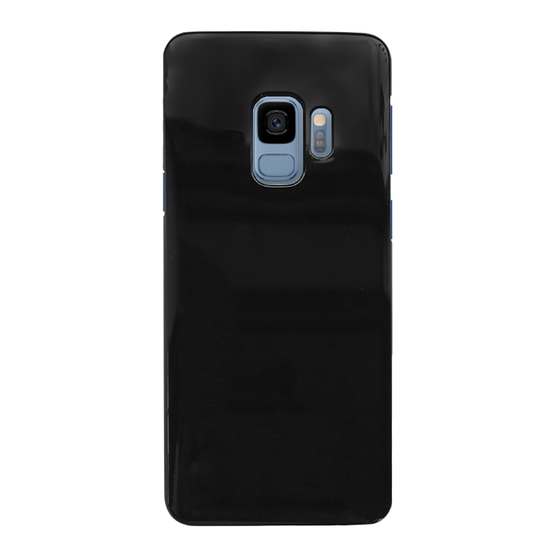 Samsung Galaxy S9 Hardcase (achterkant bedrukt, zwart)
