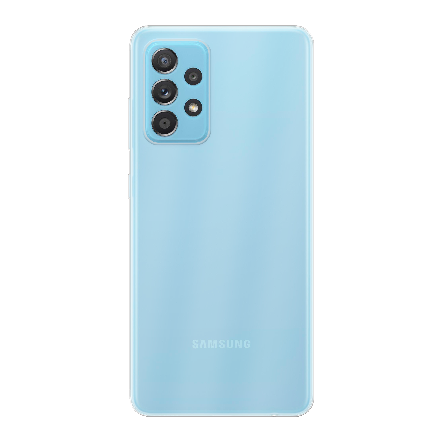 Samsung Galaxy A53 5G Zachte hoes (achterkant bedrukt, transparant)