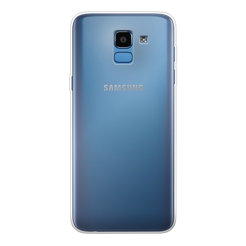Samsung Galaxy J6 (2018) Zachte hoes (achterkant bedrukt, transparant)
