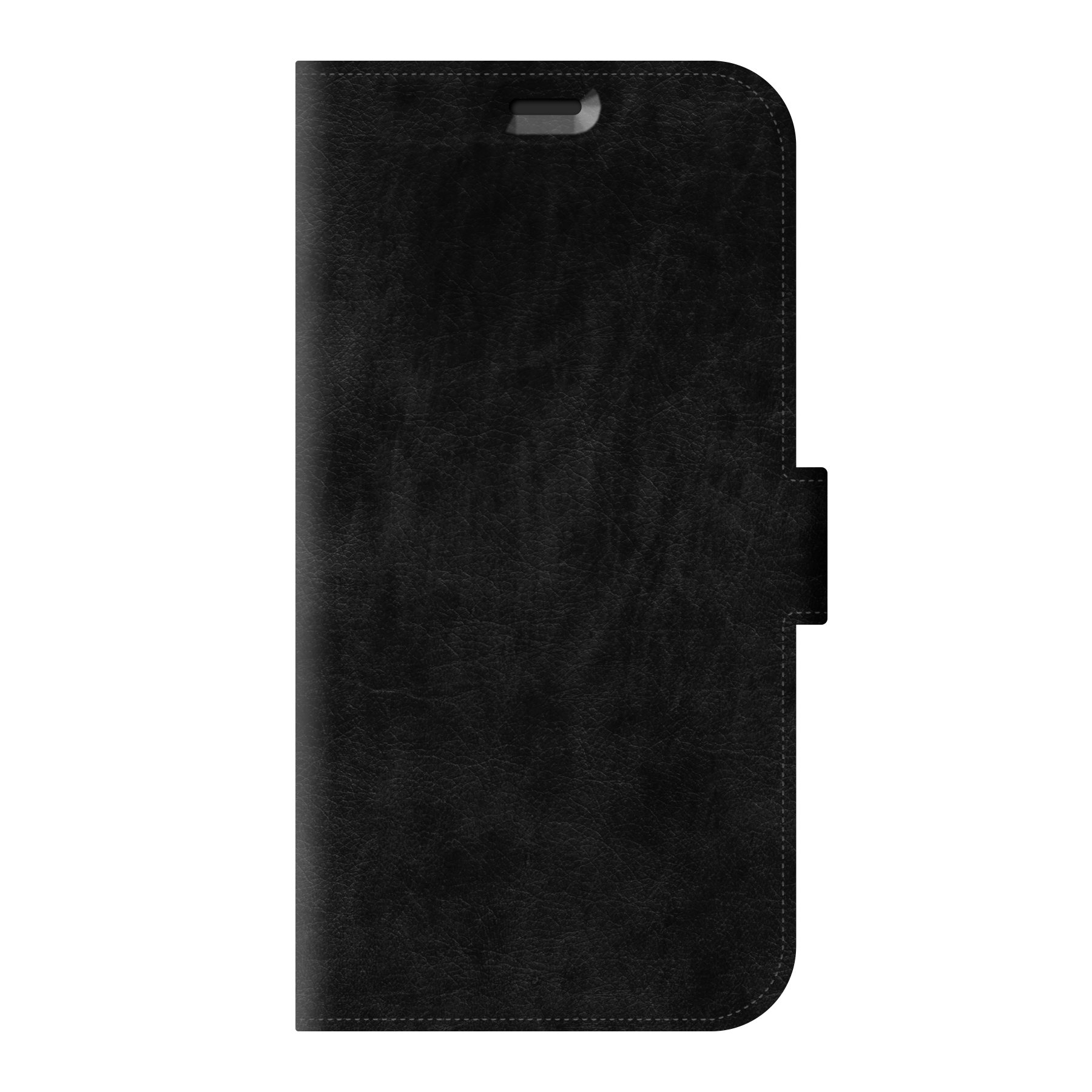 Apple iPhone 11 Pro Max Wallet hoesje (voorzijde bedrukt, zwart)