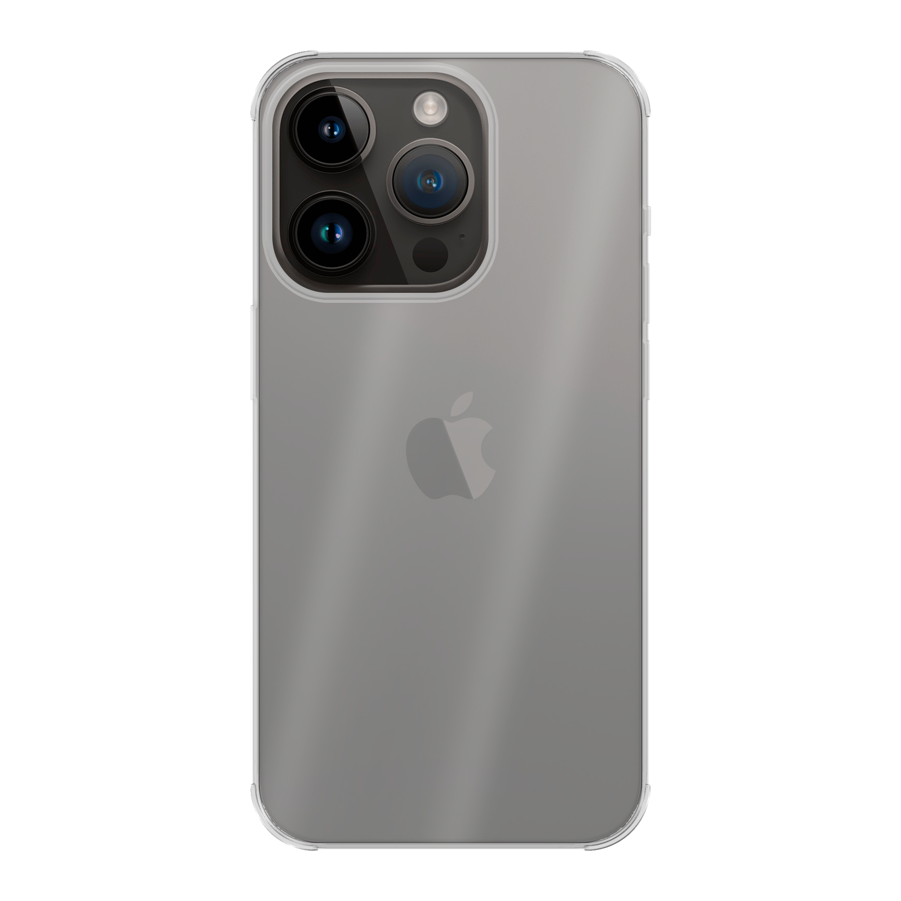 Apple iPhone 14 Pro Bumper case (achterkant bedrukt, transparant)