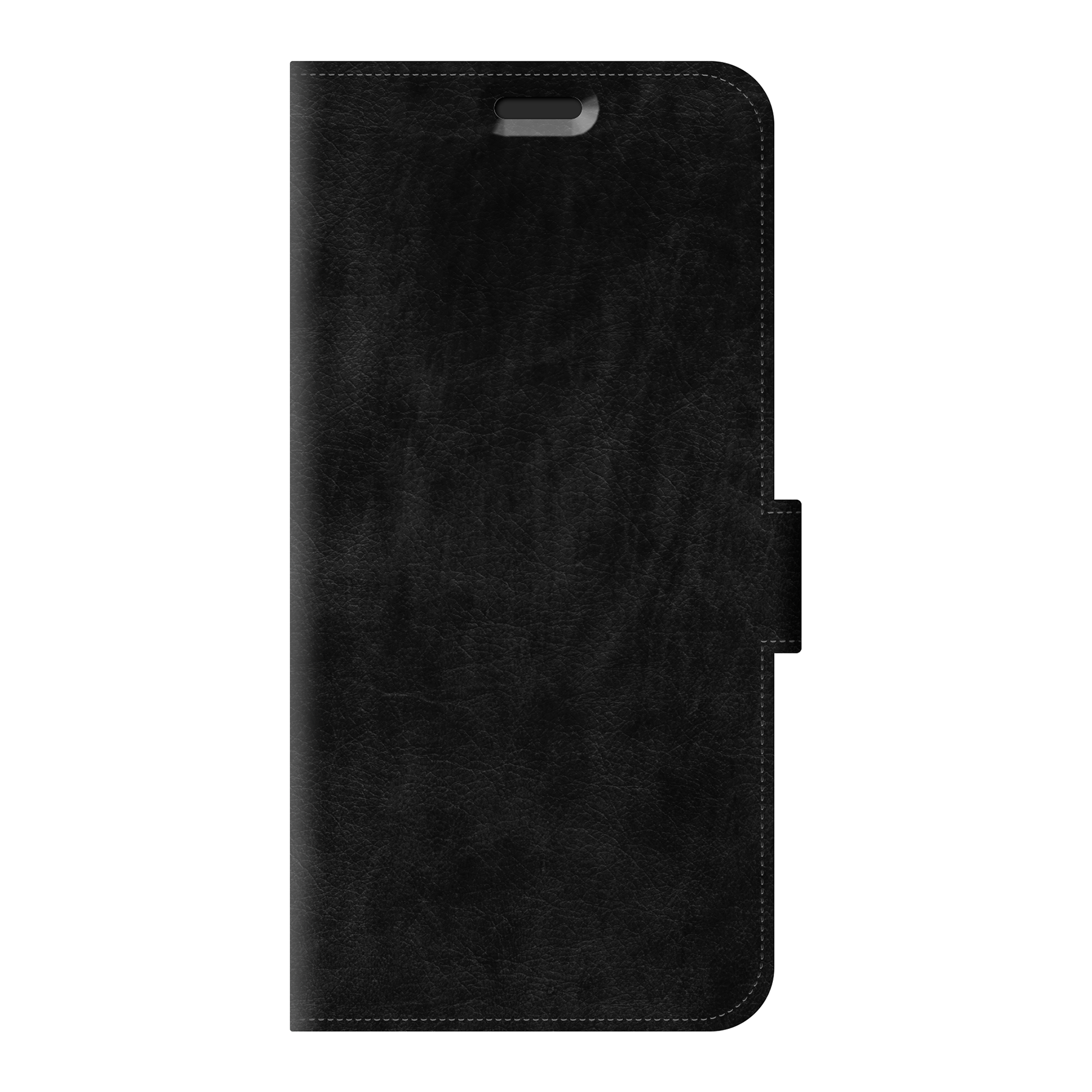 Huawei P20 Wallet hoesje (voorzijde bedrukt, zwart)