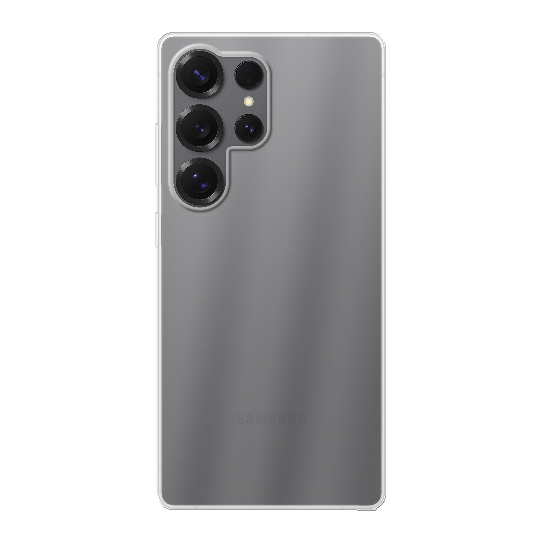 Samsung Galaxy S25 Ultra Hard hoesje (achterkant bedrukt, transparant)
