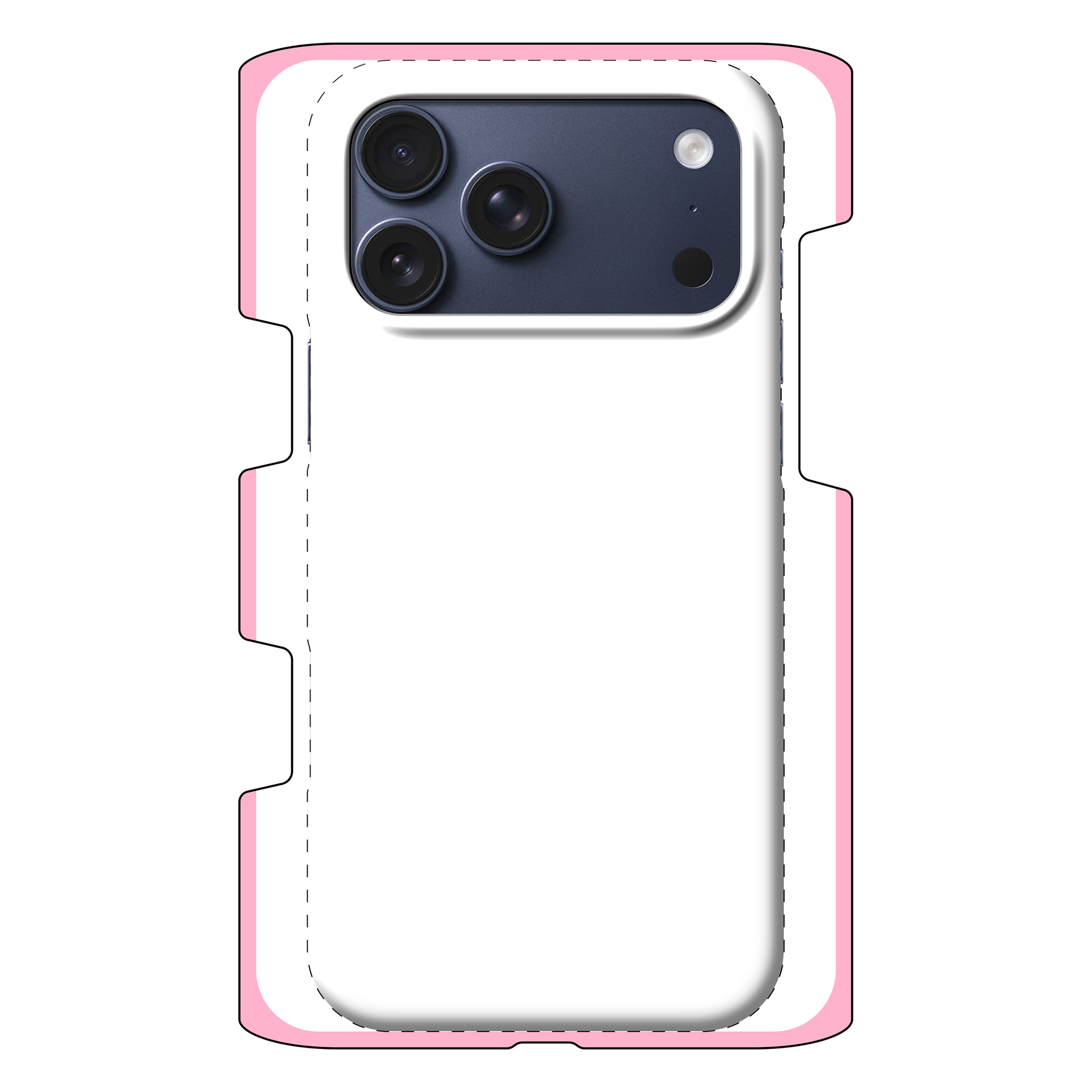 Apple iPhone 17 Pro Max Hardcase (volledig bedrukt, glanzend)