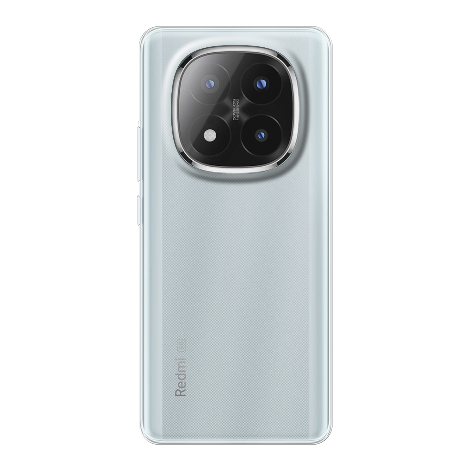 Xiaomi Redmi Note 14 Pro+ Zachte hoes (achterkant bedrukt, transparant)