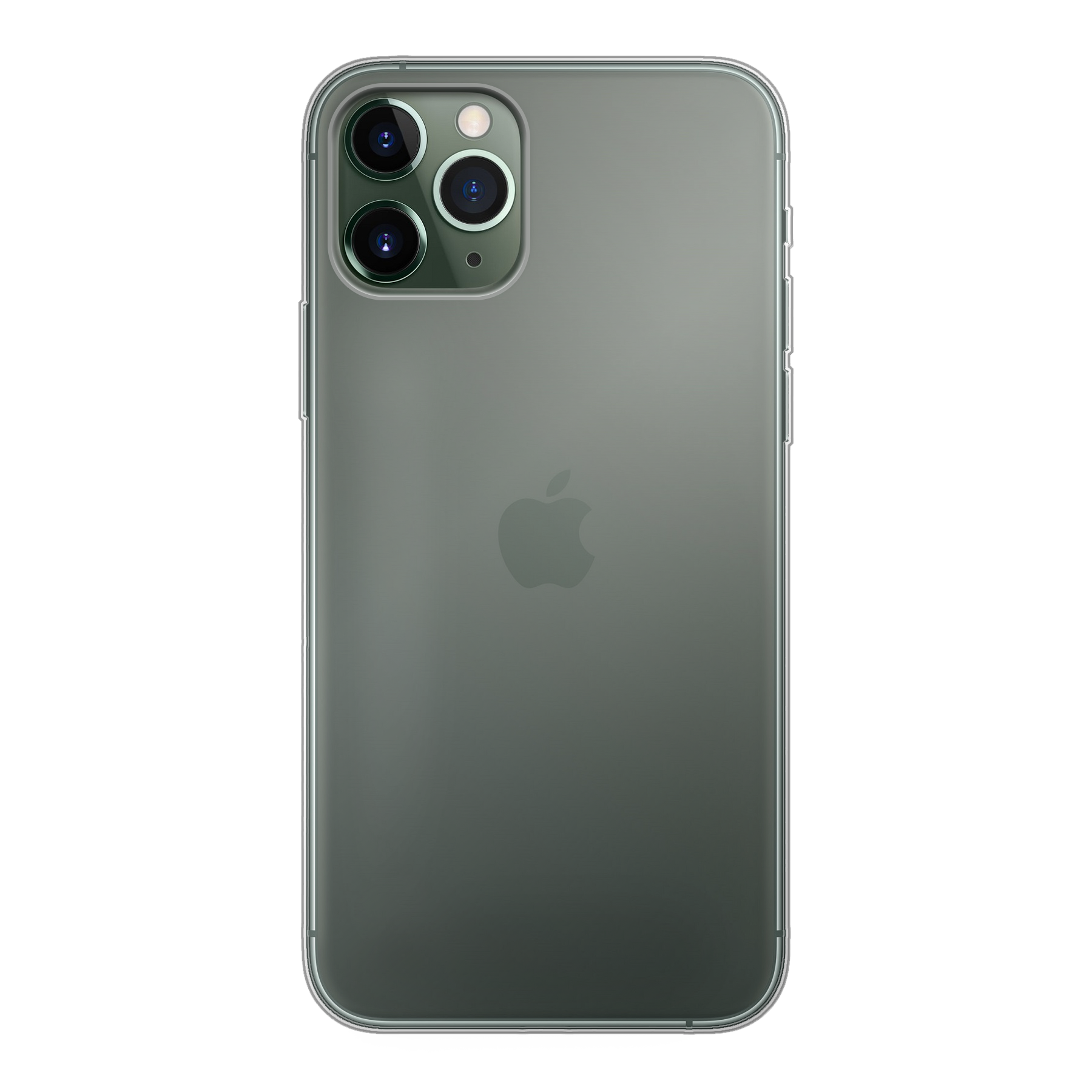 Apple iPhone 11 Pro Zachte hoes (achterkant bedrukt, transparant)