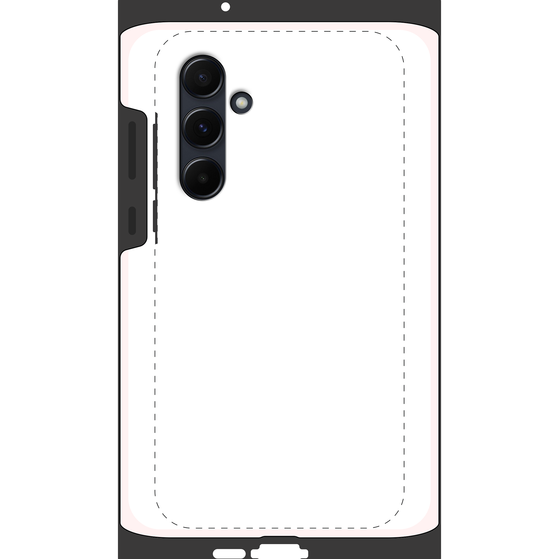 Samsung Galaxy A55 Tough case (volledig bedrukt, zwarte inzet)
