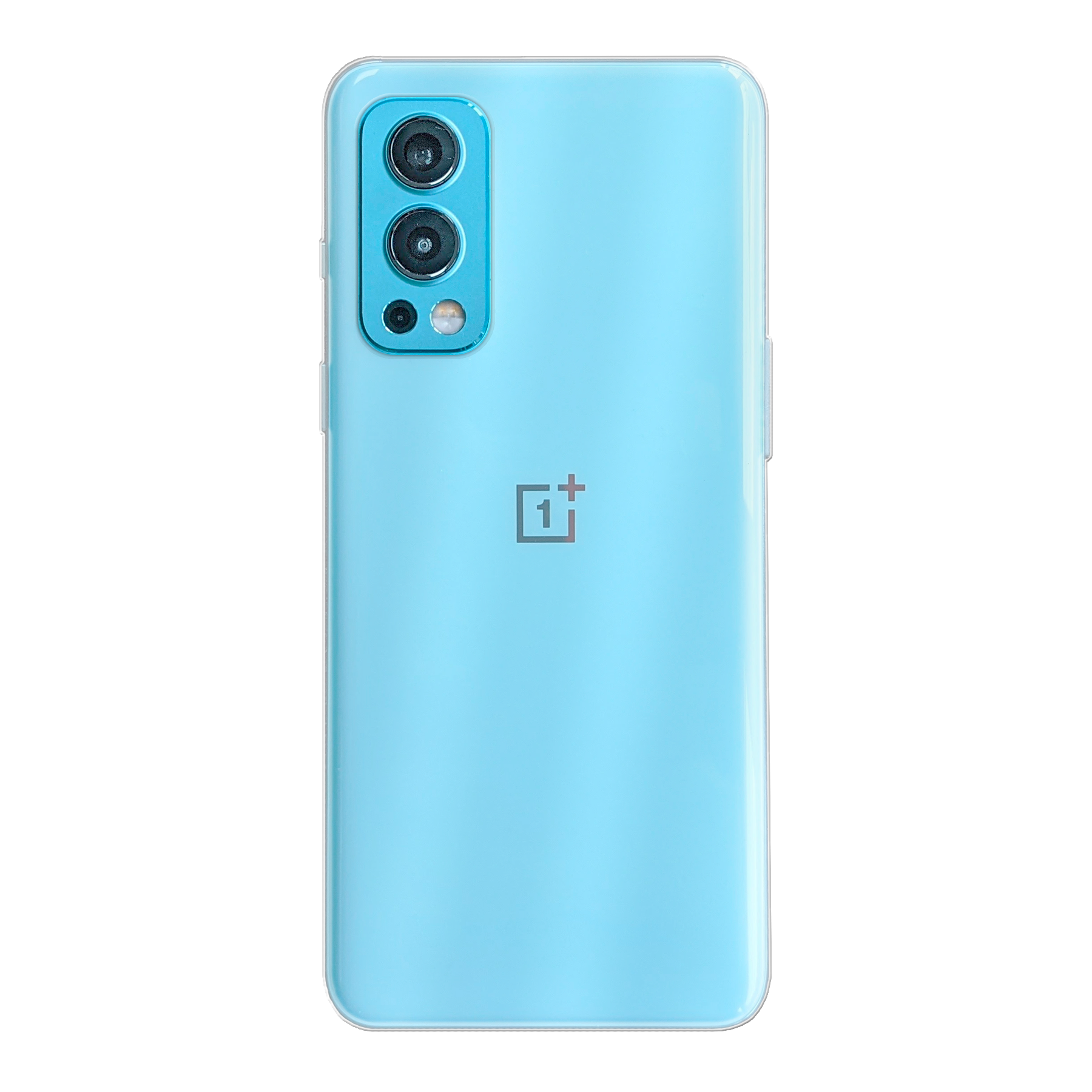 OnePlus Nord 2 5G Zachte hoes (achterkant bedrukt, transparant)