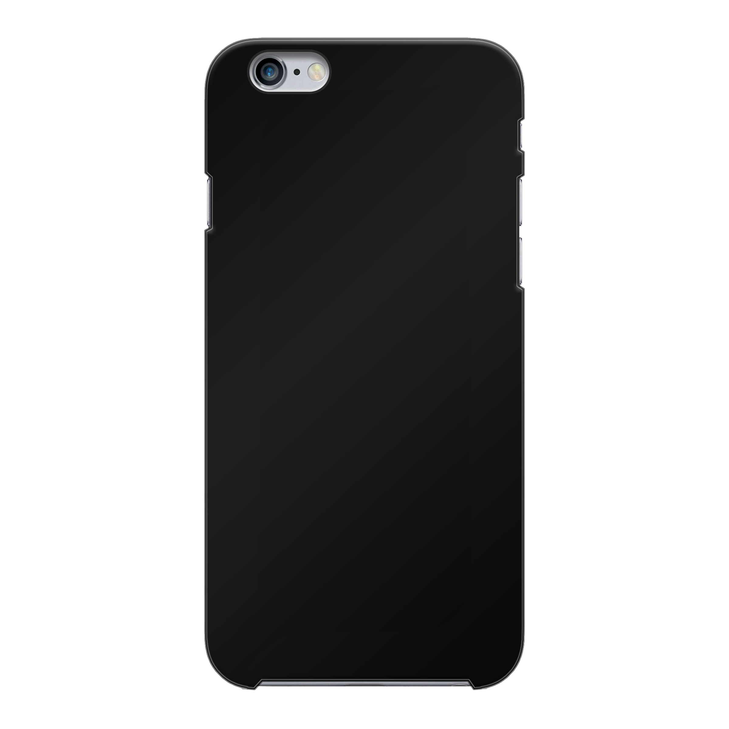 Apple iPhone 6 / 6s Hardcase (achterkant bedrukt, zwart)