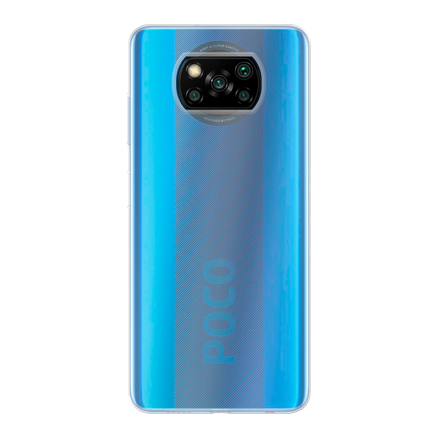 Xiaomi Poco X3 NFC / Poco X3 Pro Zachte hoes (achterkant bedrukt, transparant)