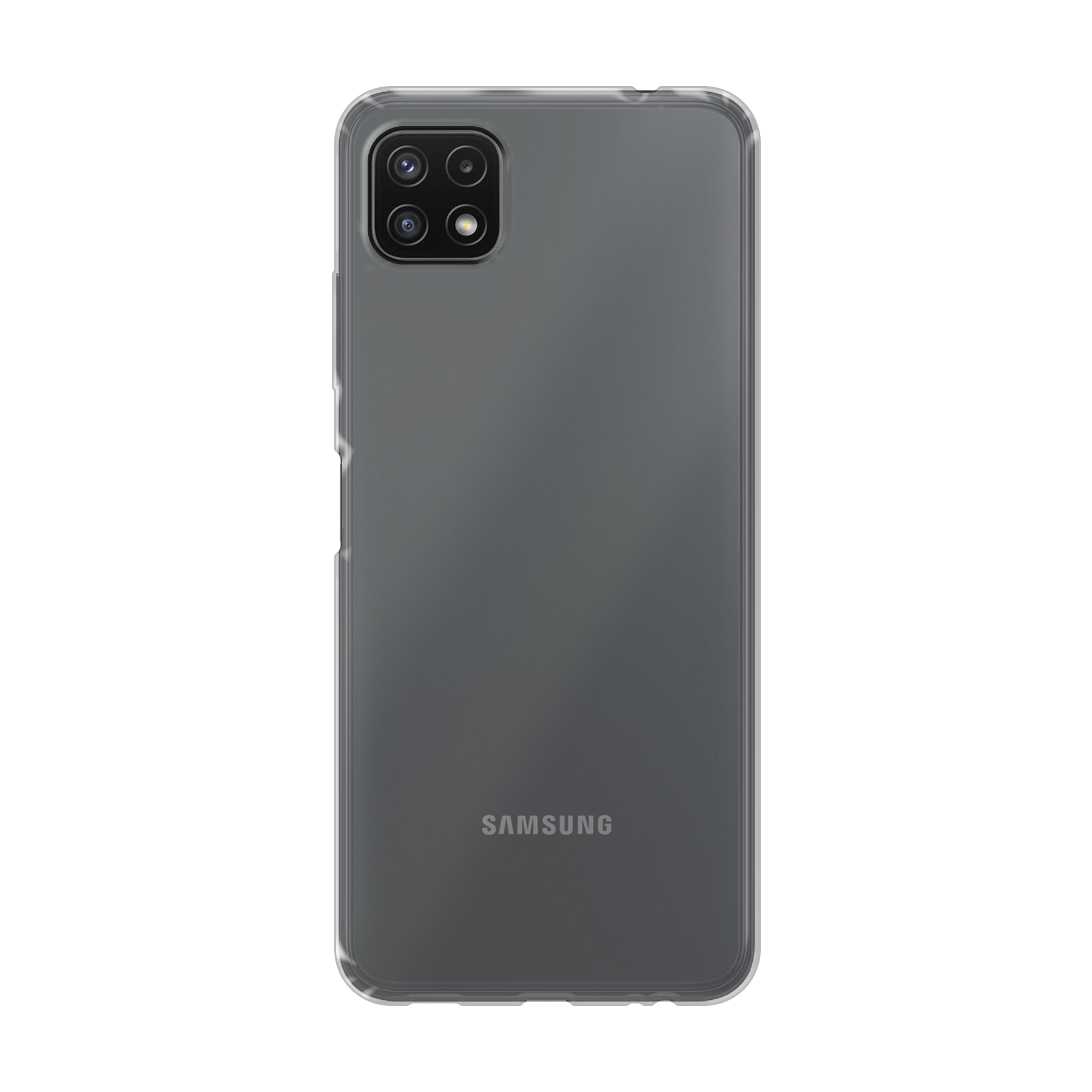 Samsung Galaxy A22 5G Zachte hoes (achterkant bedrukt, transparant)