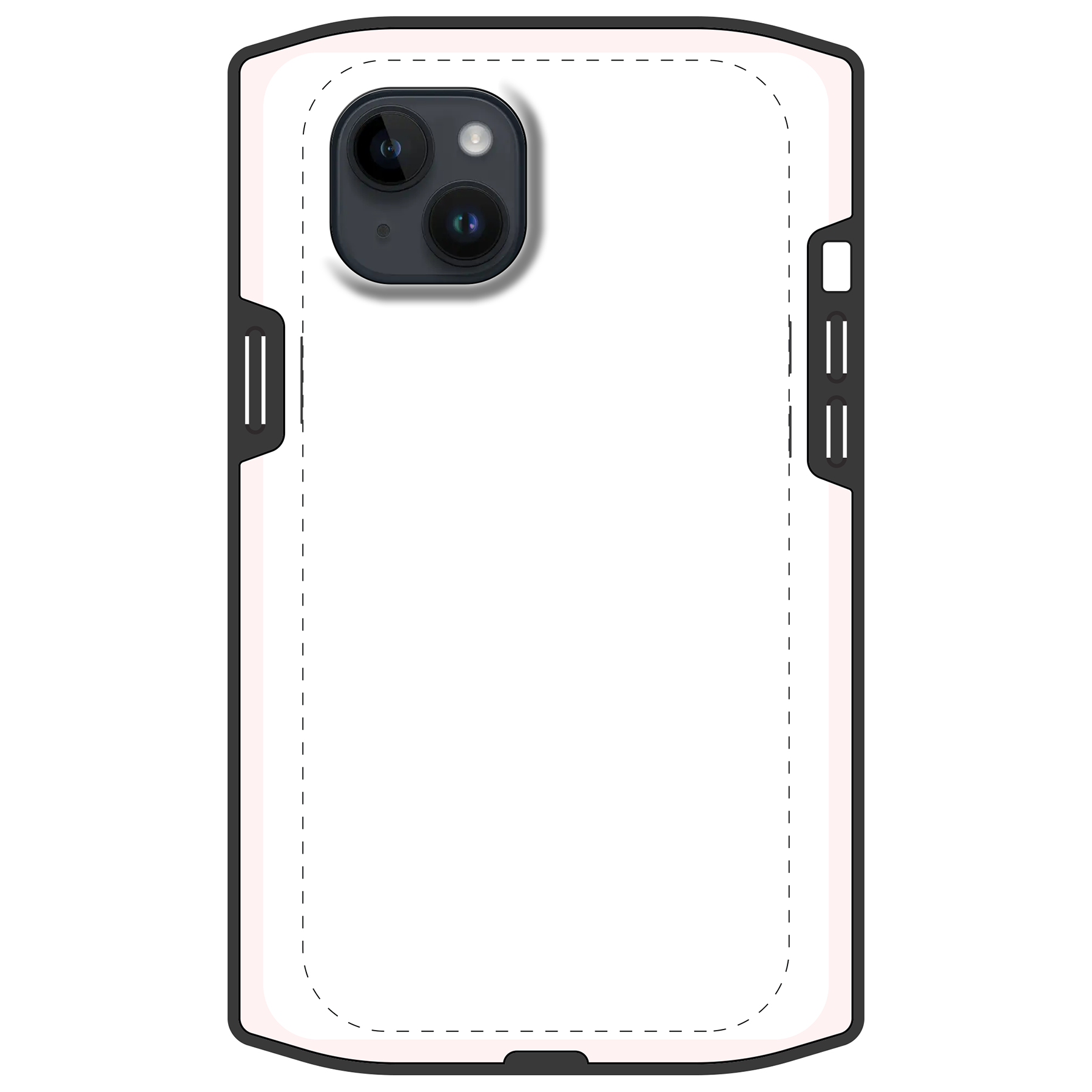 Apple iPhone 14 Plus Tough case (volledig bedrukt, zwarte inzet)