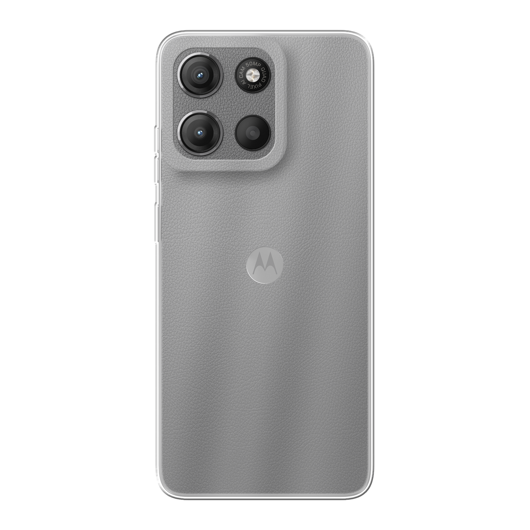 Motorola Moto G15 / Moto G15 Power zachte hoes (achterkant bedrukt, transparant)