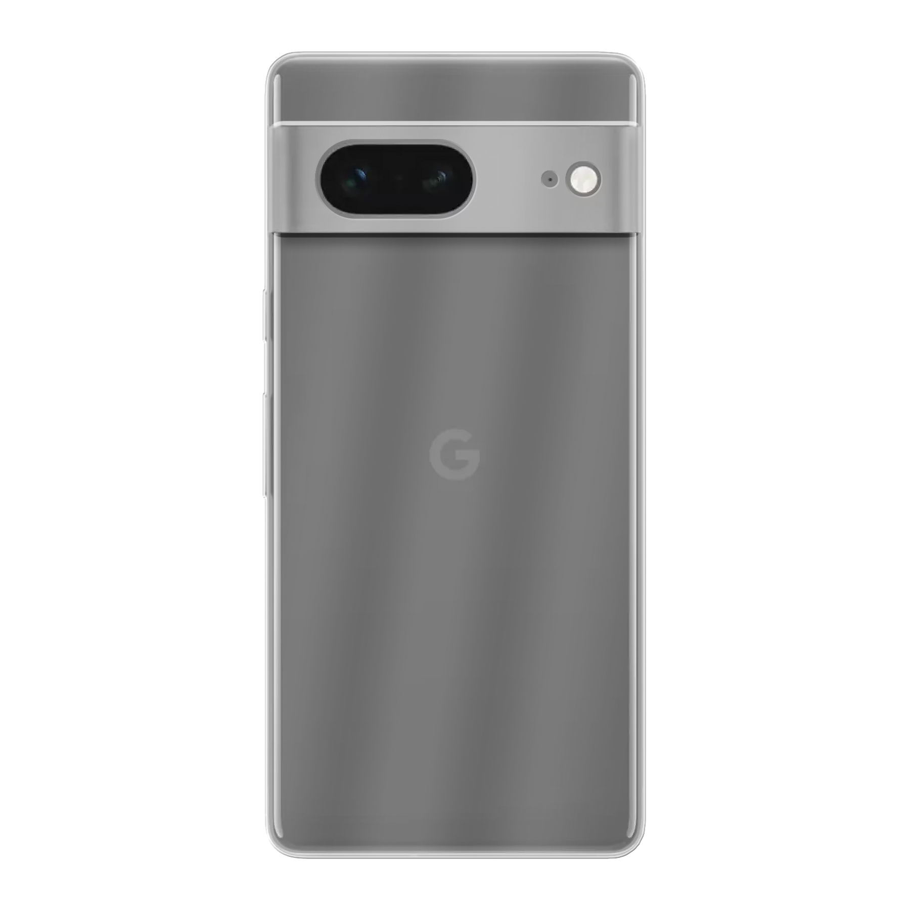 Google Pixel 7 Zachte hoes (achterkant bedrukt, transparant)