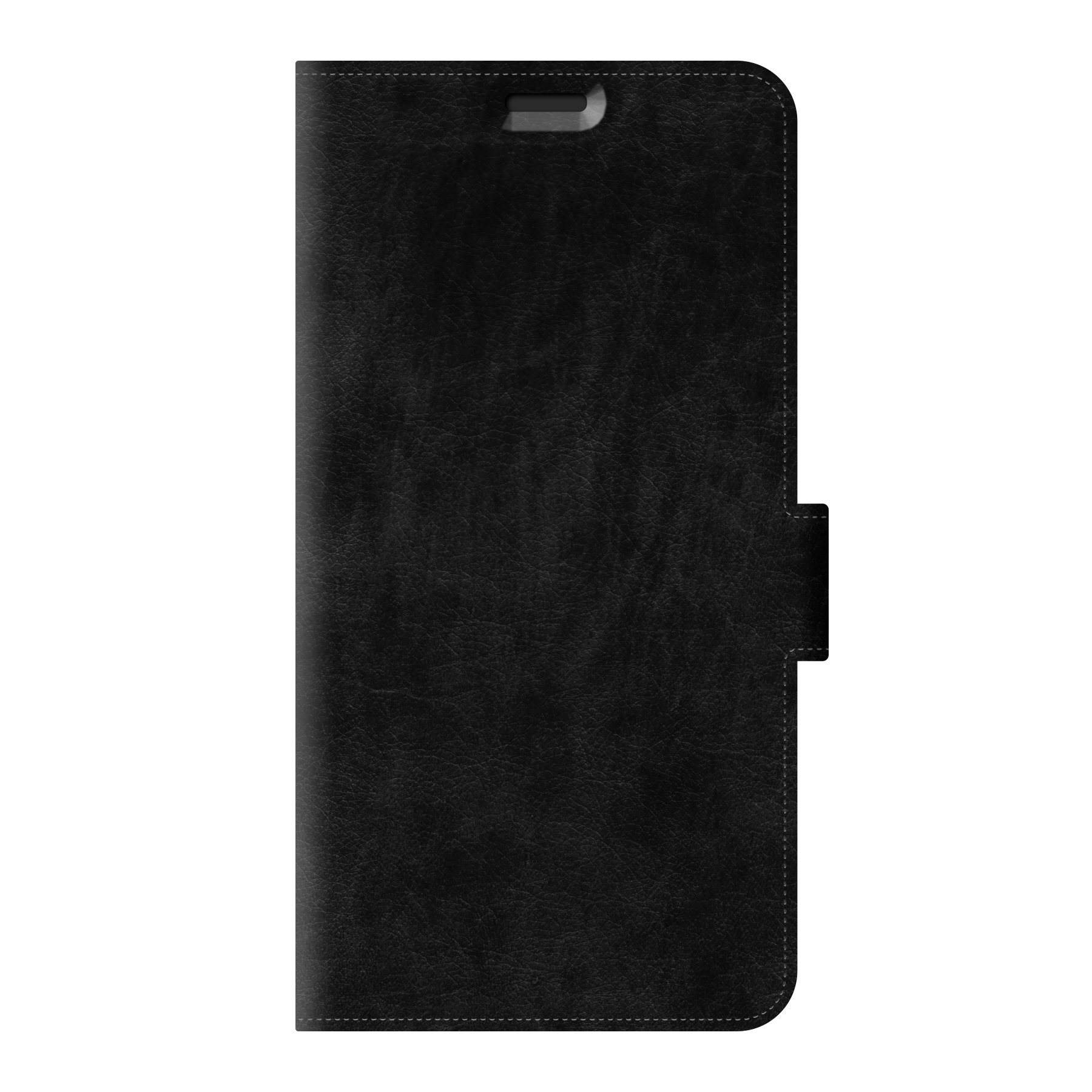 Samsung Galaxy S22 Wallet hoesje (voorzijde bedrukt, zwart)