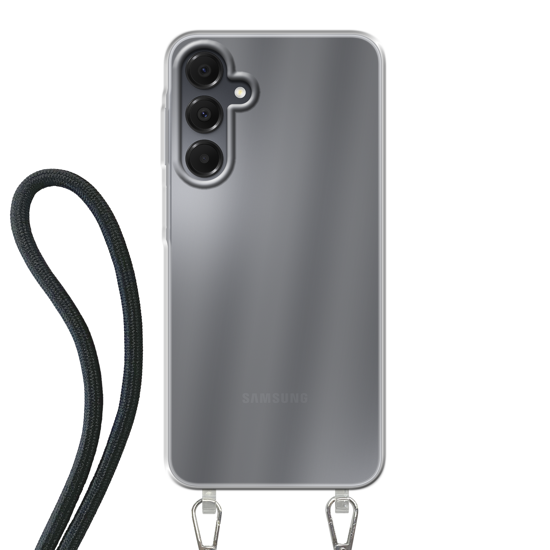Samsung Galaxy A16 / A16 5G Crossbody hoesje (achterkant bedrukt, transparant)