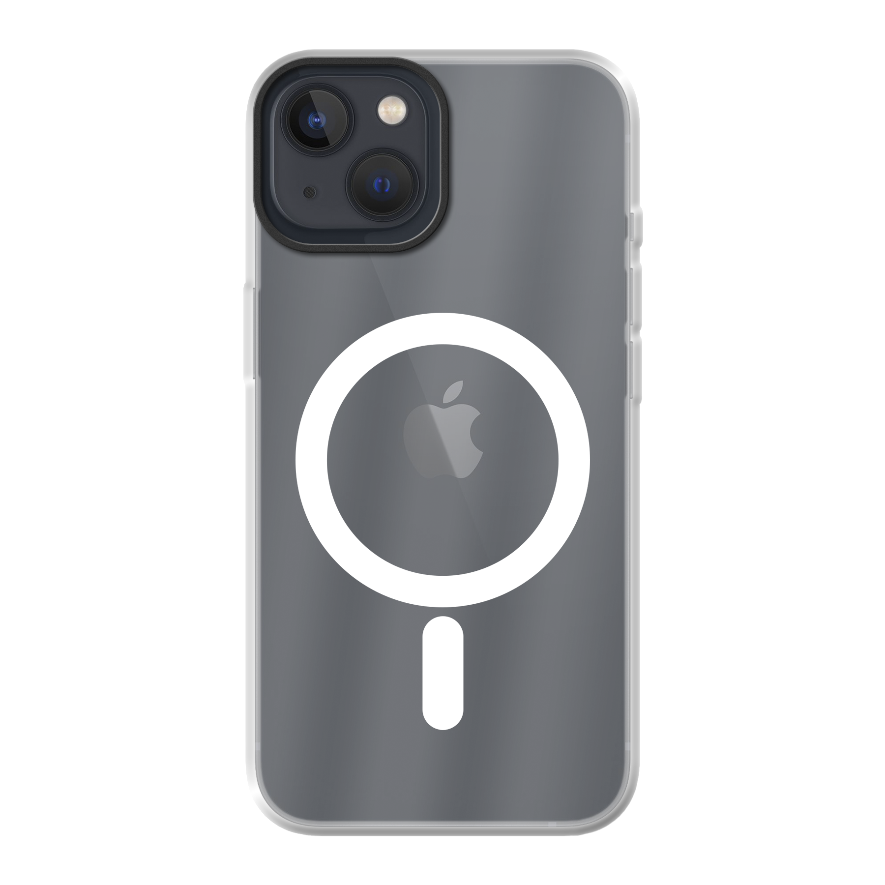 Apple iPhone 13 Hybride hoesje met MagSafe (achterkant bedrukt, transparant)