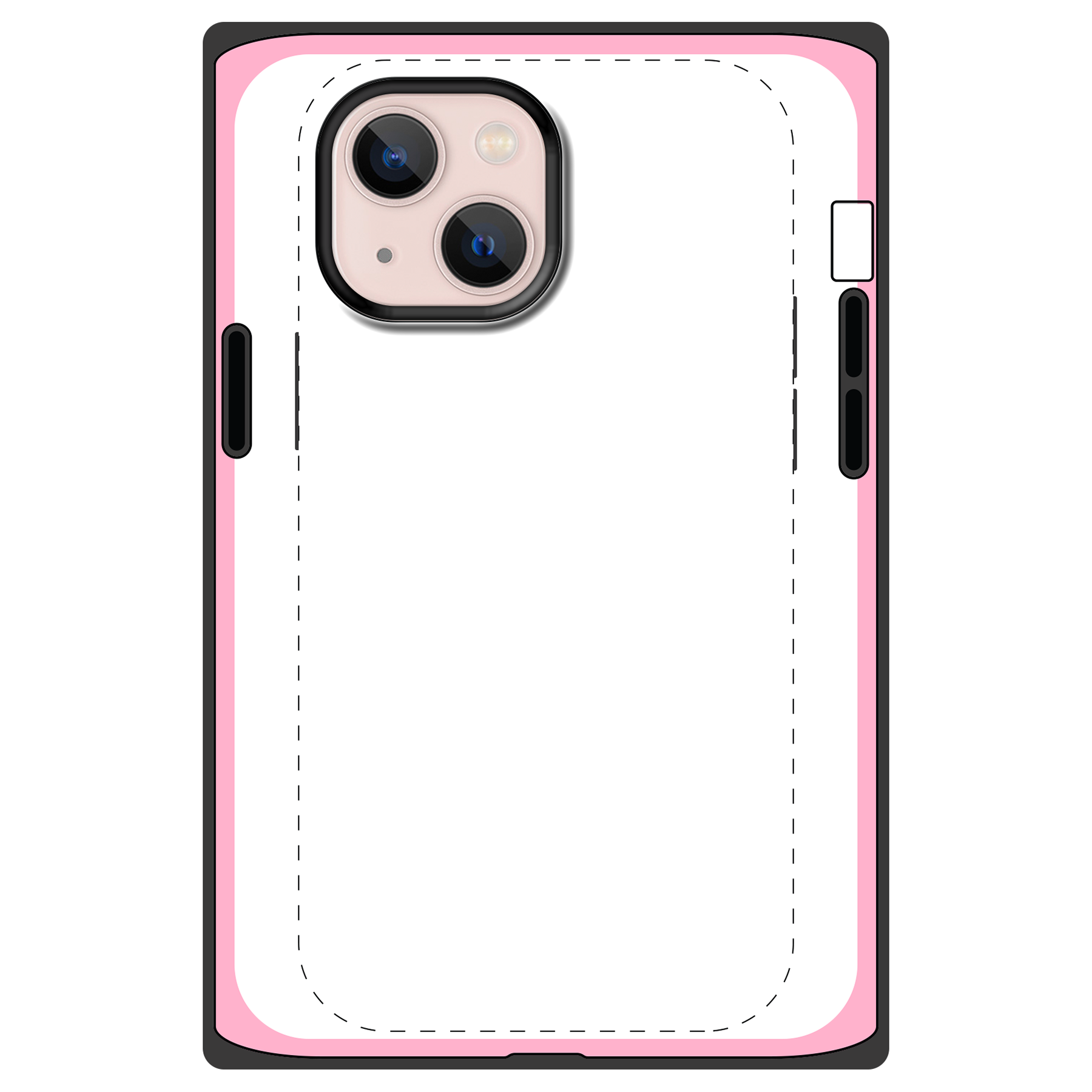 Apple iPhone 13 mini MagSafe Tough case (volledig bedrukt, zwarte inzet)