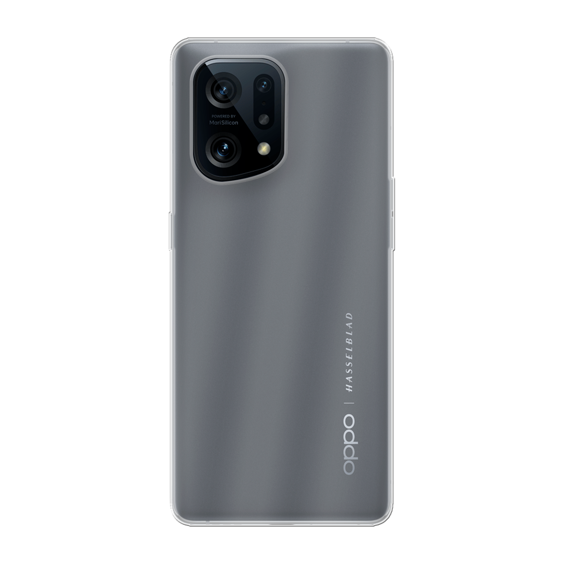 Oppo Find X5 Zachte hoes (achterkant bedrukt, transparant)