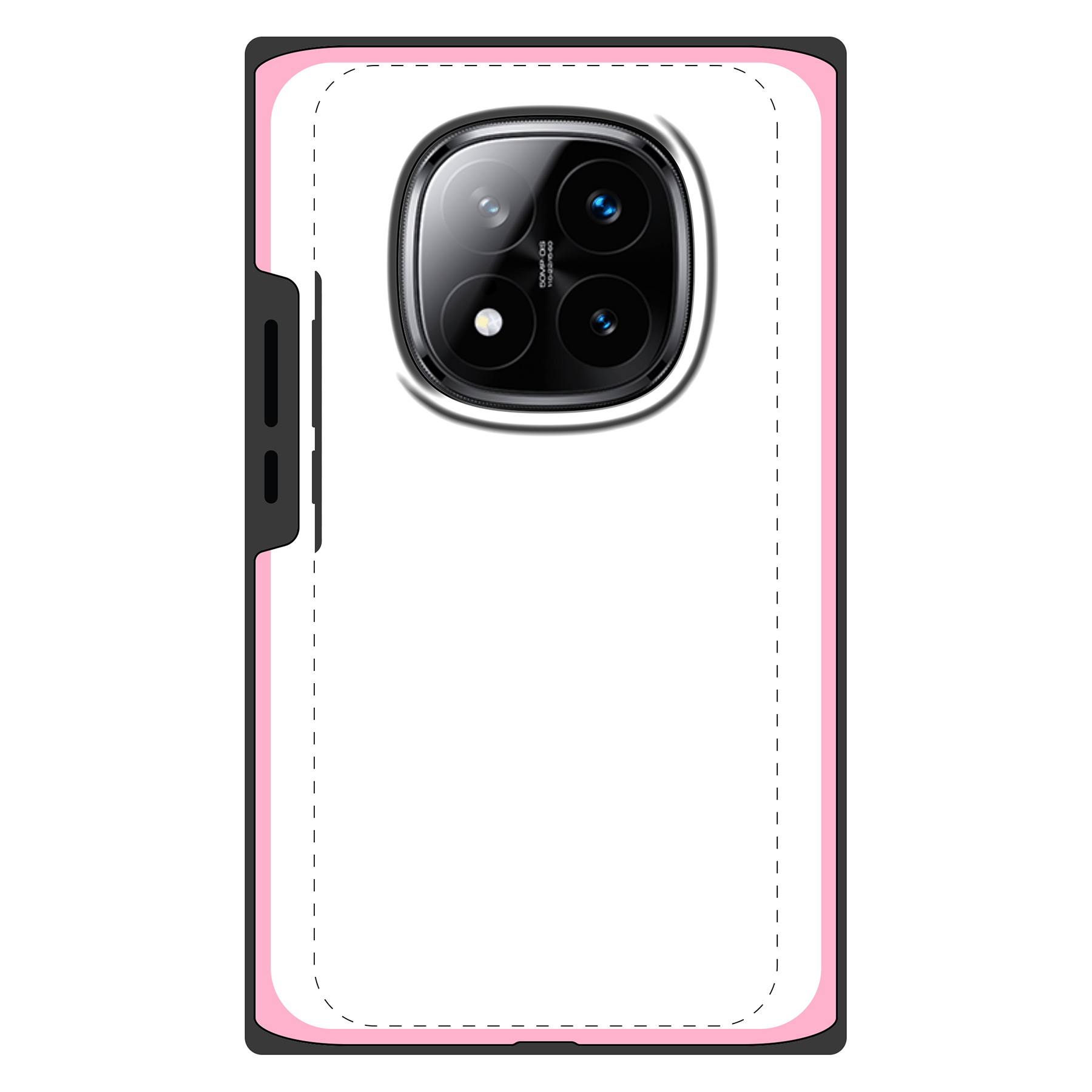 Xiaomi Redmi Note 14 Pro+ Tough case (volledig bedrukt, zwarte inzet)