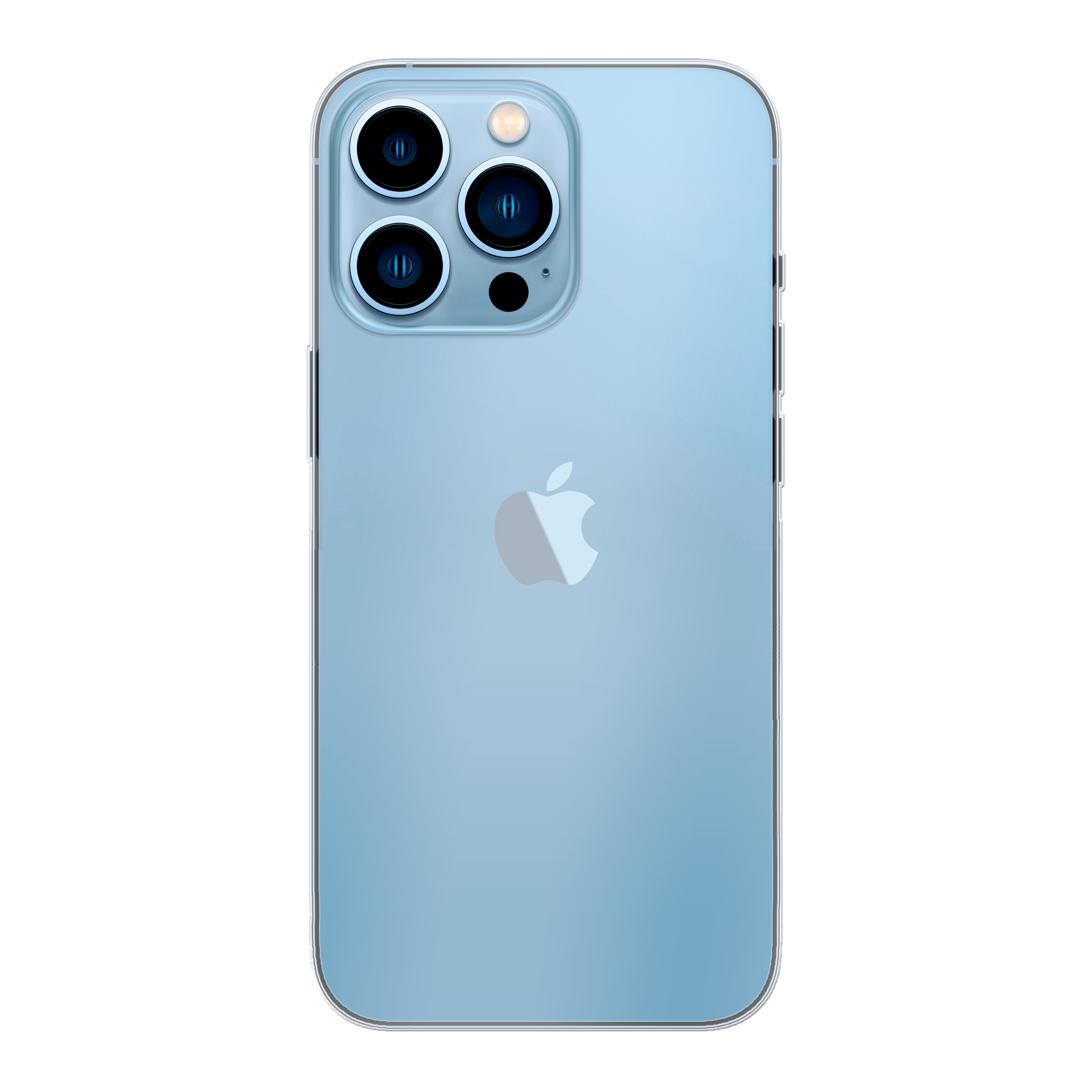 Apple iPhone 13 Pro Max Zachte hoes (achterkant bedrukt, transparant)