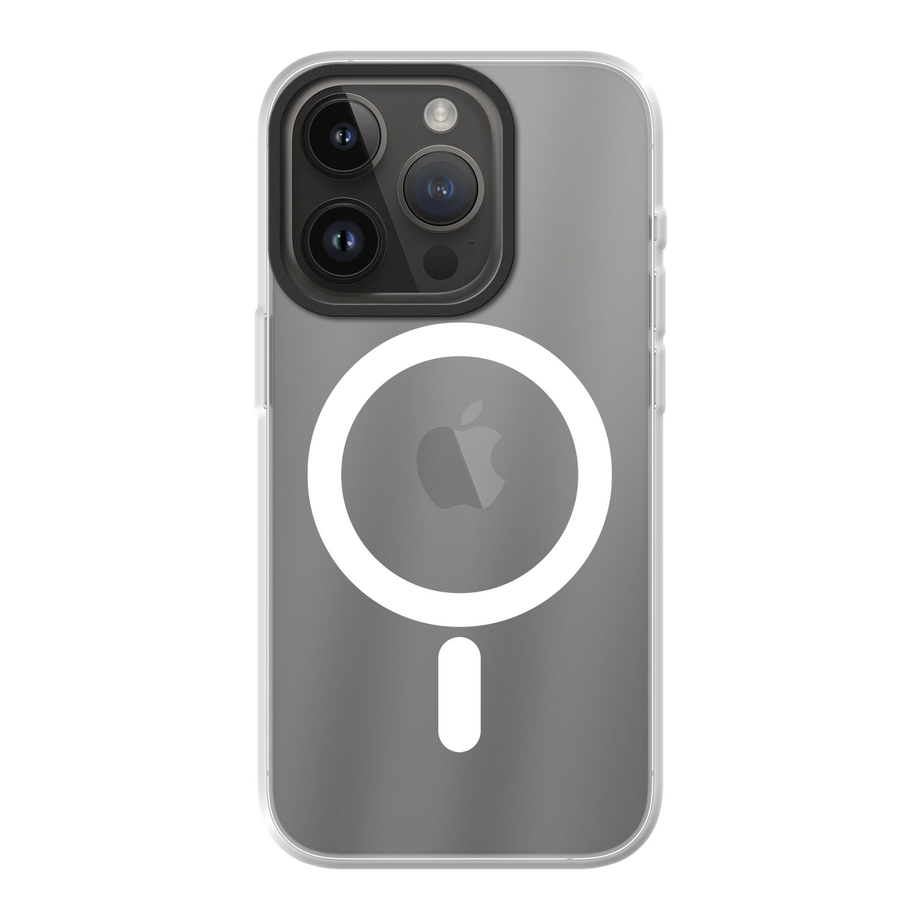 Apple iPhone 14 Pro Hybrid hoesje met MagSafe (achterkant bedrukt, transparant)