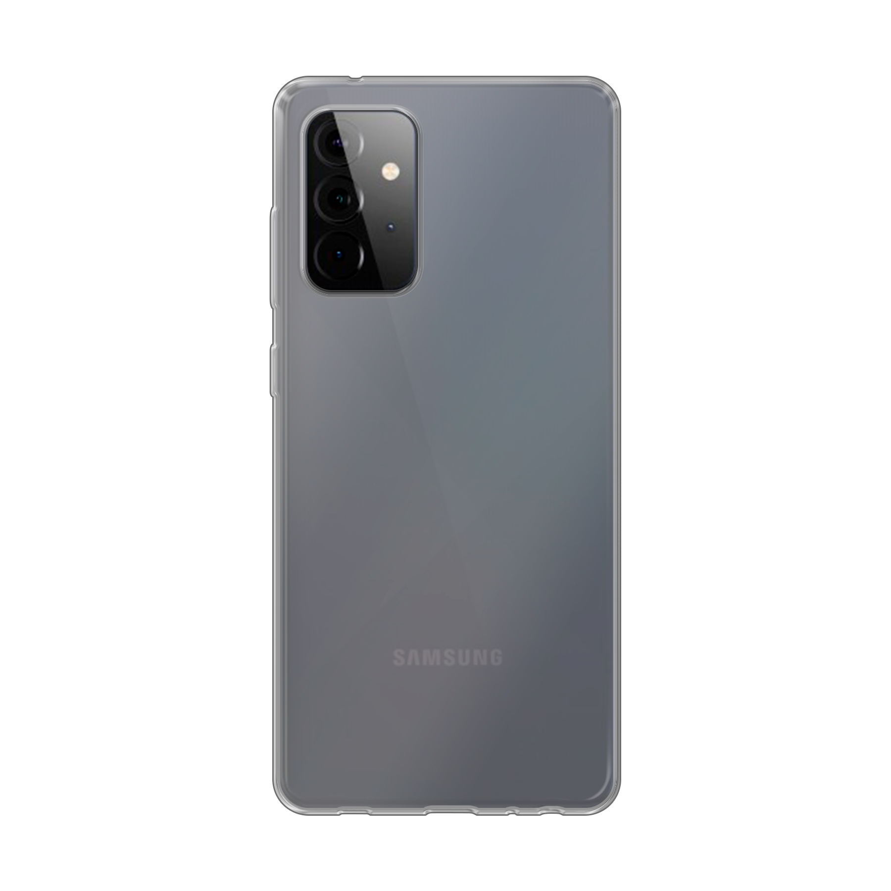 Samsung Galaxy A72 / Galaxy A72 5G Zachte hoes (achterkant bedrukt, transparant)