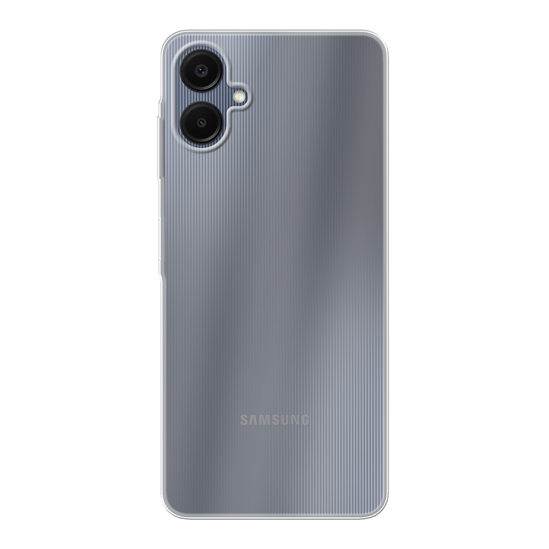 Samsung Galaxy A06 Zachte hoes (achterkant bedrukt, transparant)