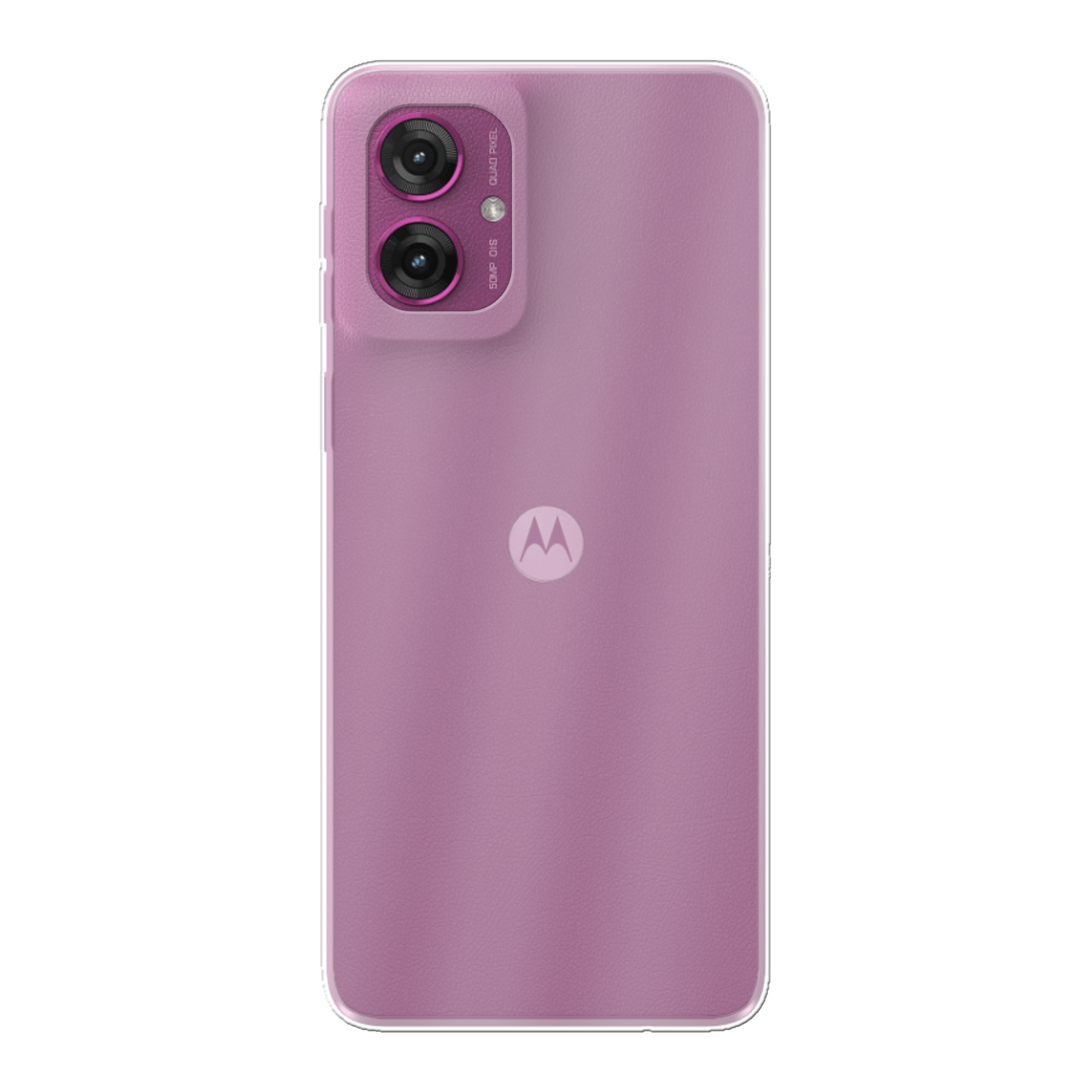 Motorola Moto G55 Soft case (back printed, transparent)