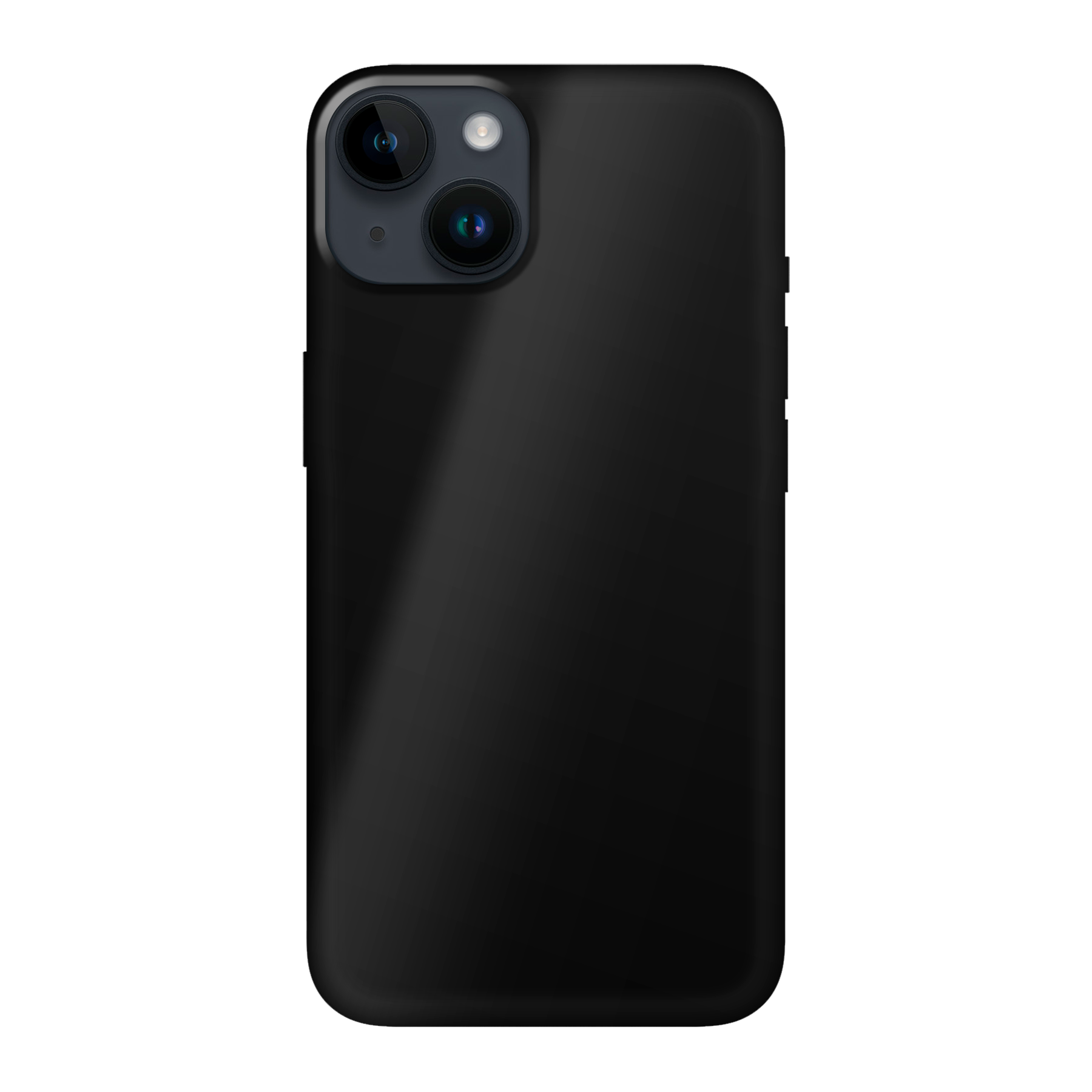 Apple iPhone 14 Hardcase (achterkant bedrukt, zwart)
