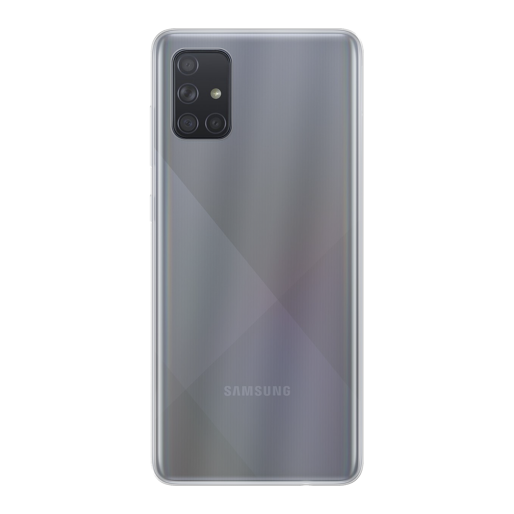 Samsung Galaxy A71 5G Zachte hoes (achterkant bedrukt, transparant)