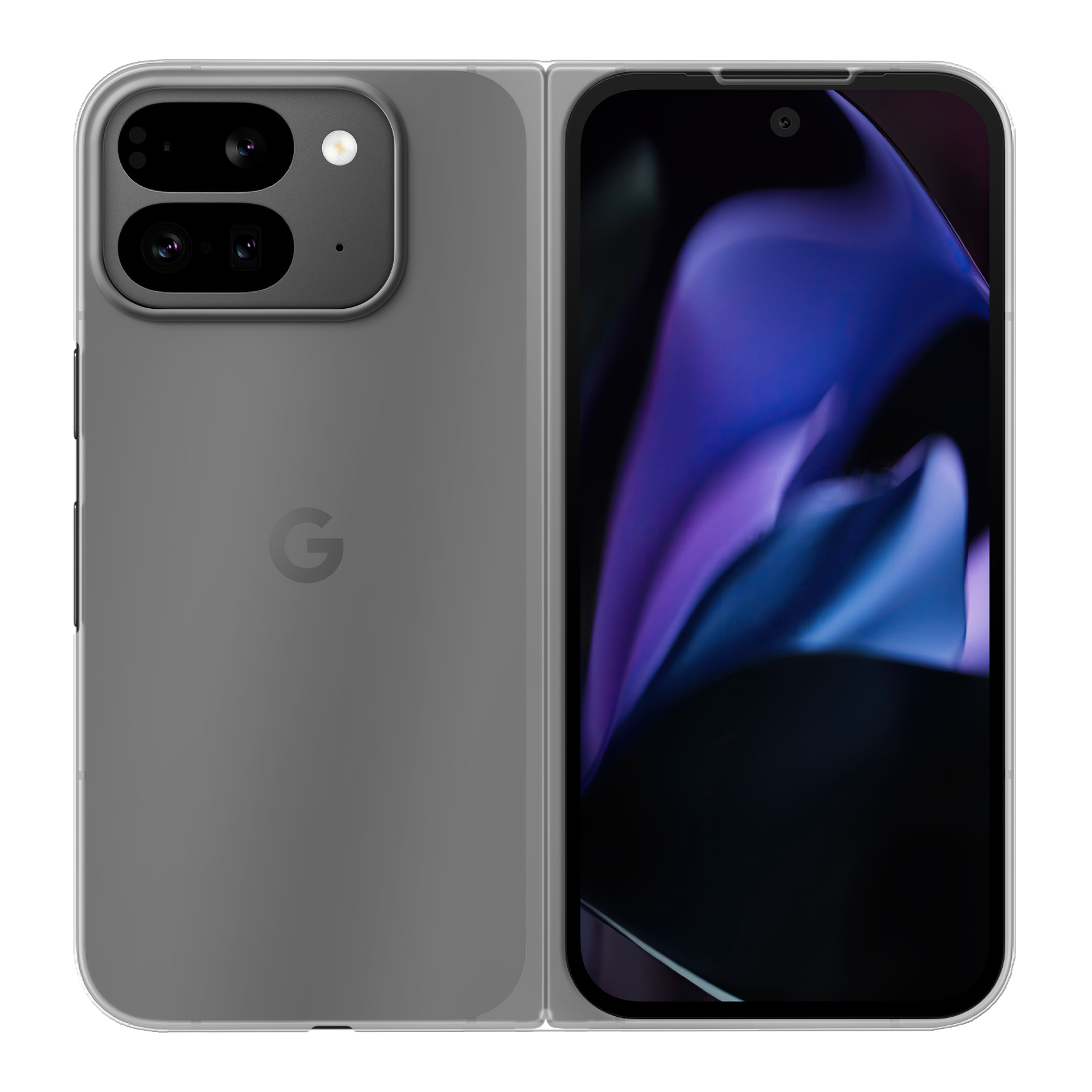 Google Pixel 9 Pro Fold Hardcase (achterkant bedrukt, transparant)