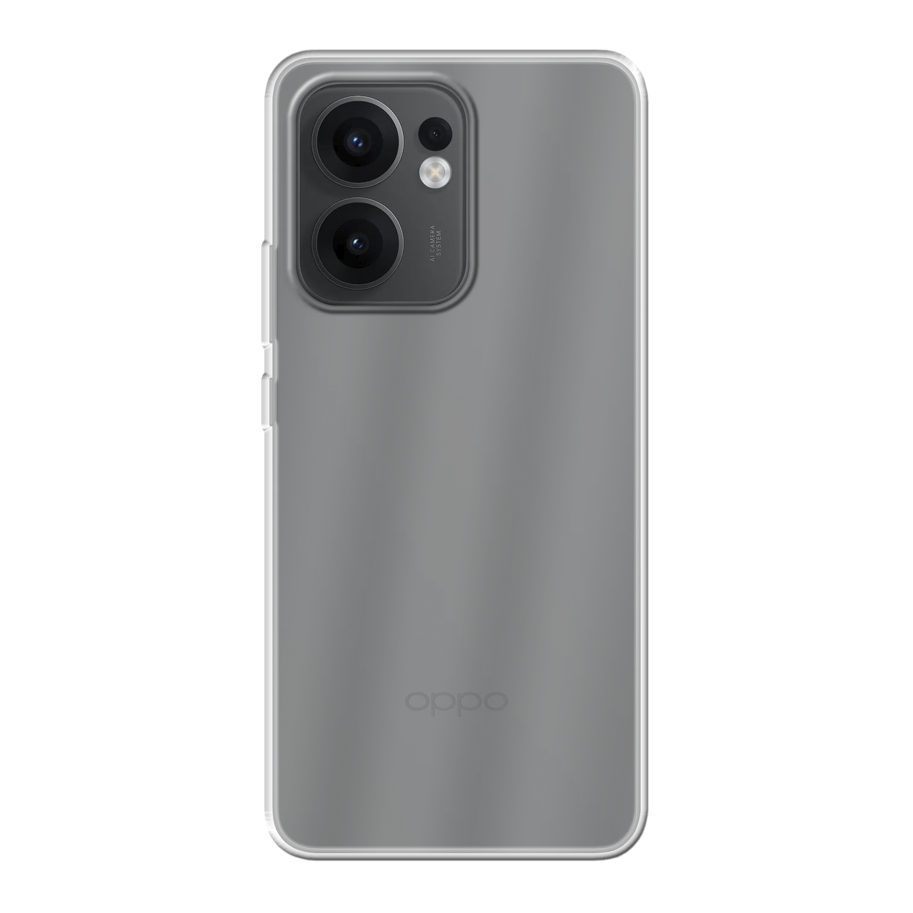 Oppo Reno13 F zachte hoes (achterkant bedrukt, transparant)