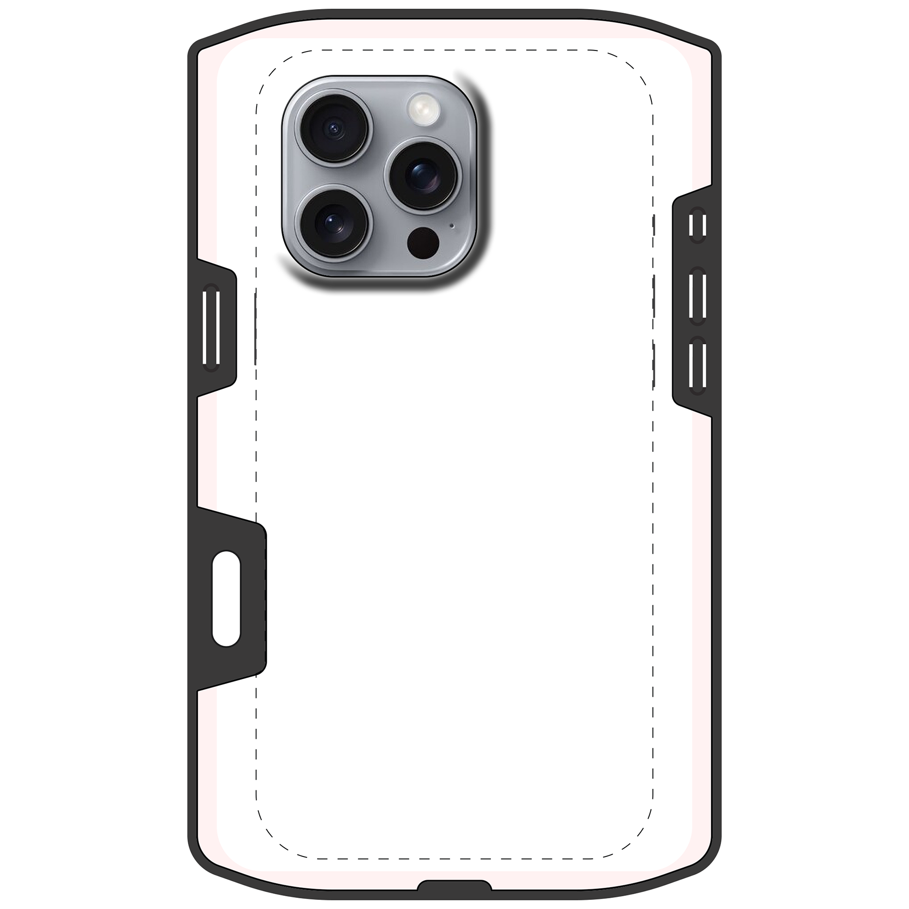 Apple iPhone 16 Pro Max Tough case (fully printed, black insert)
