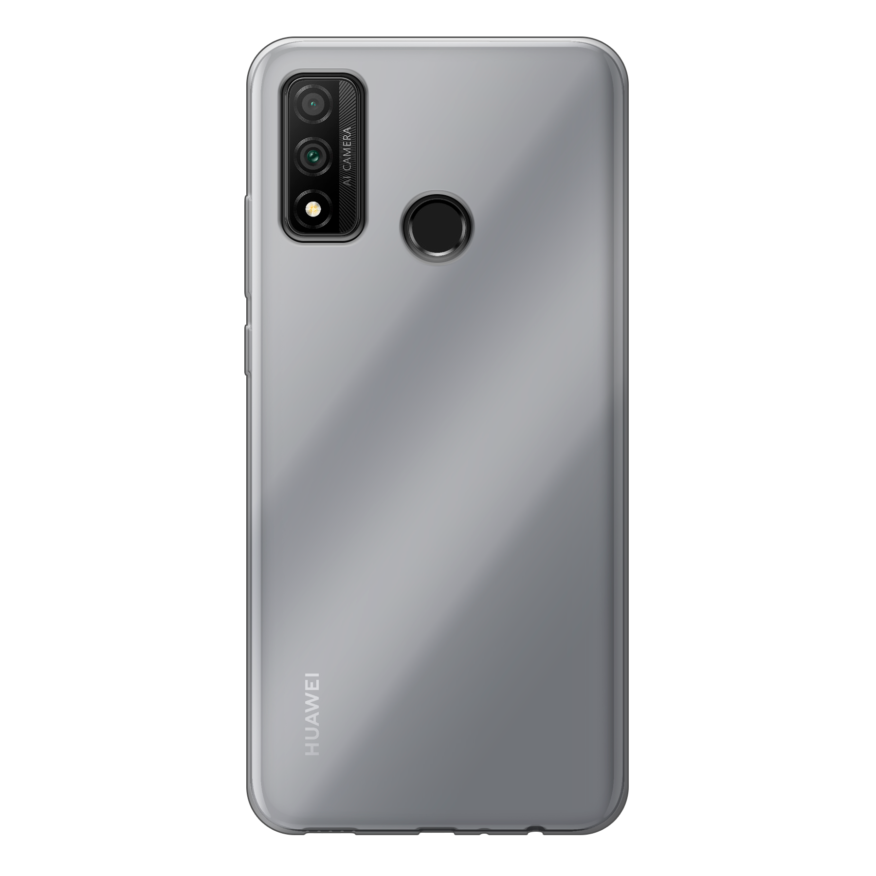 Huawei P Smart (2020) Zachte hoes (achterkant bedrukt, transparant)