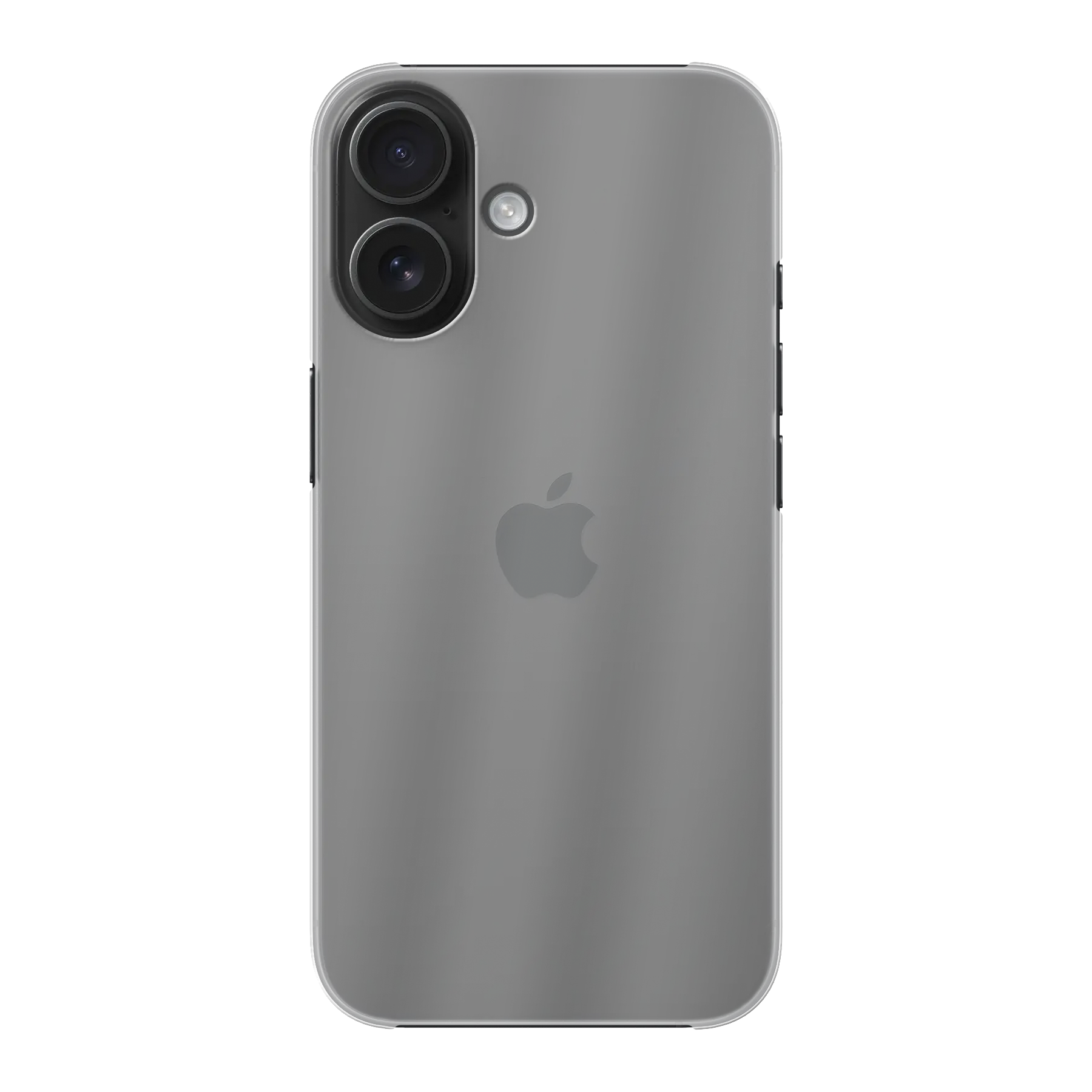 Apple iPhone 16 Hardcase (achterkant bedrukt, transparant)