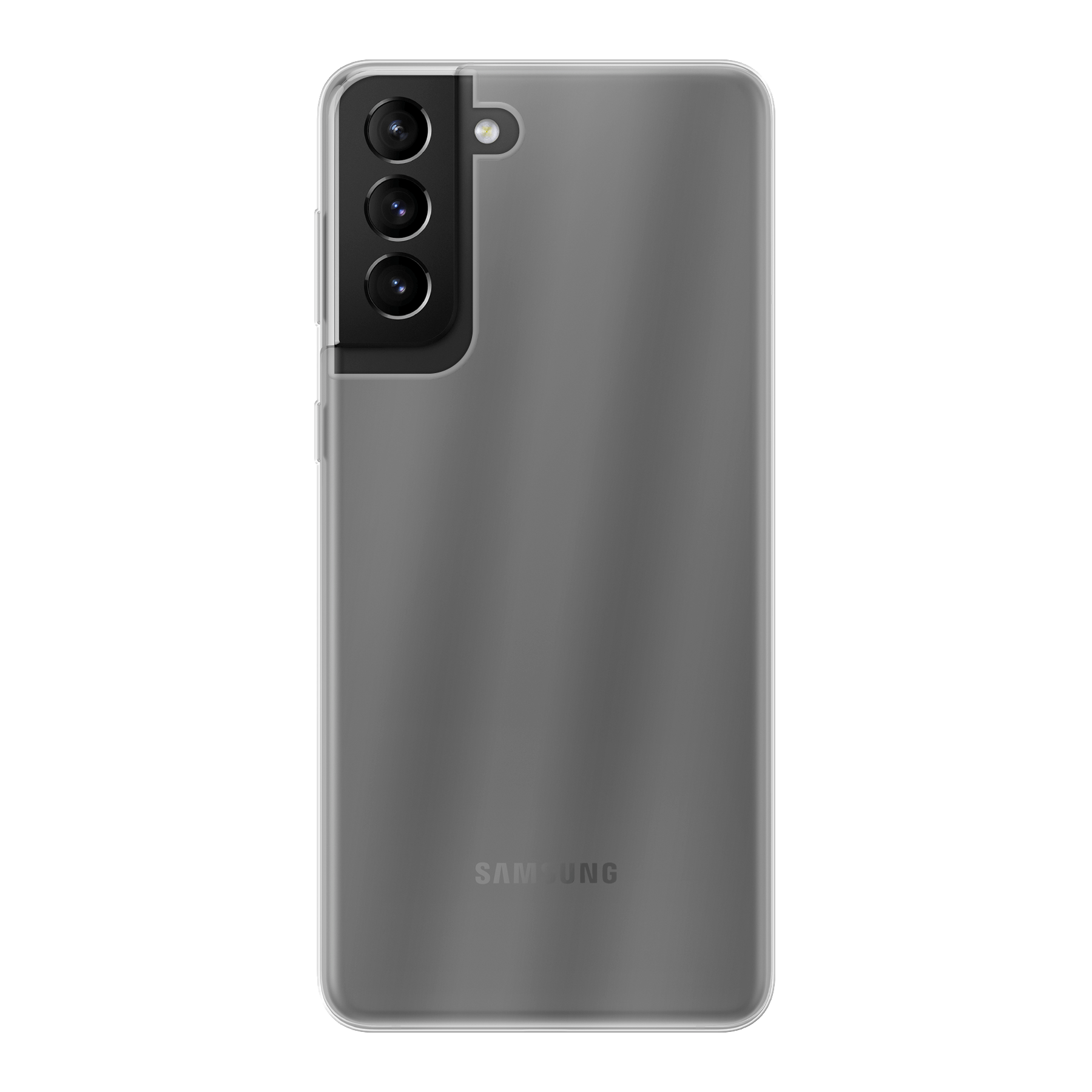 Samsung Galaxy S21 5G Zachte hoes (achterkant bedrukt, transparant)