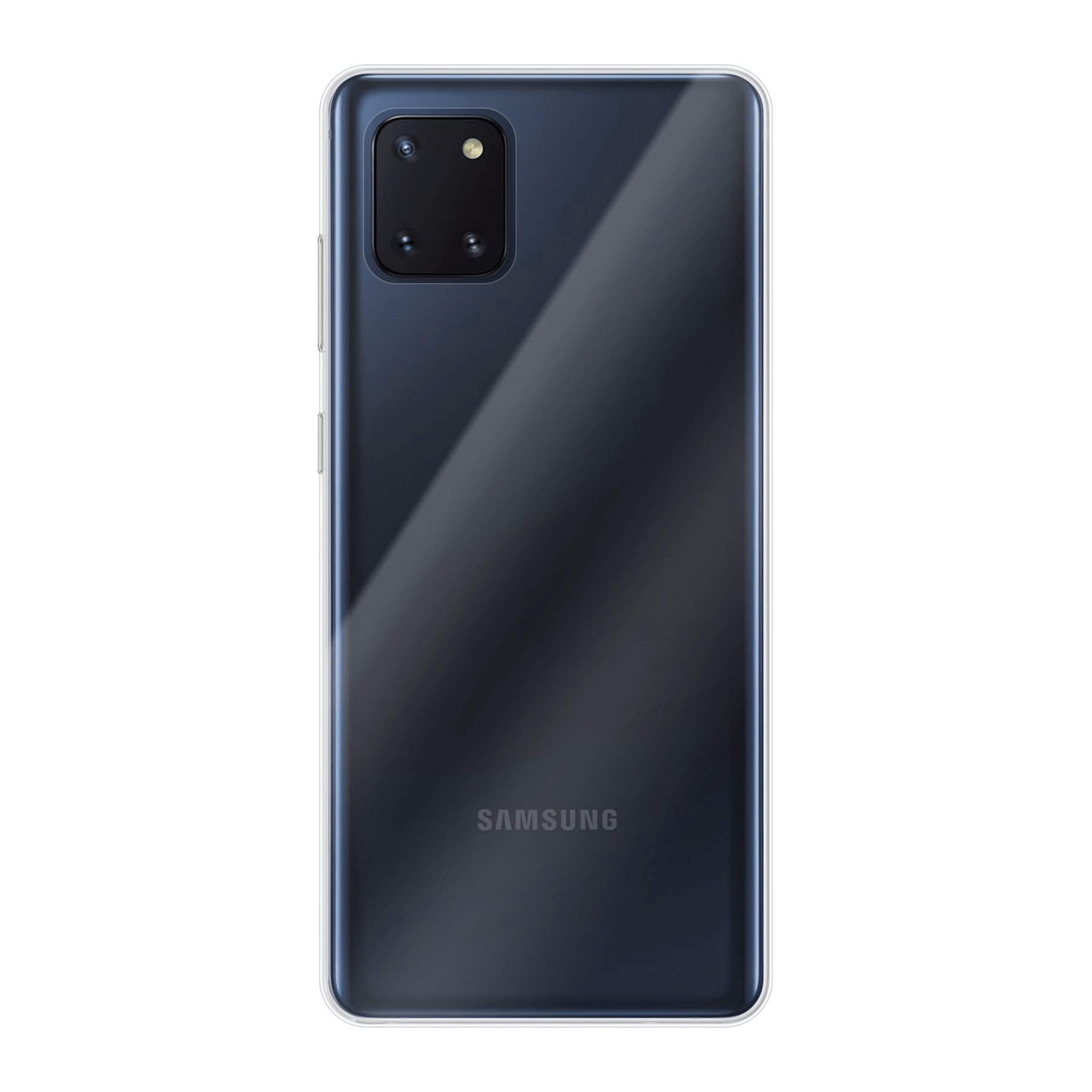 Samsung Galaxy Note 10 Lite Zachte hoes (achterkant bedrukt, transparant)