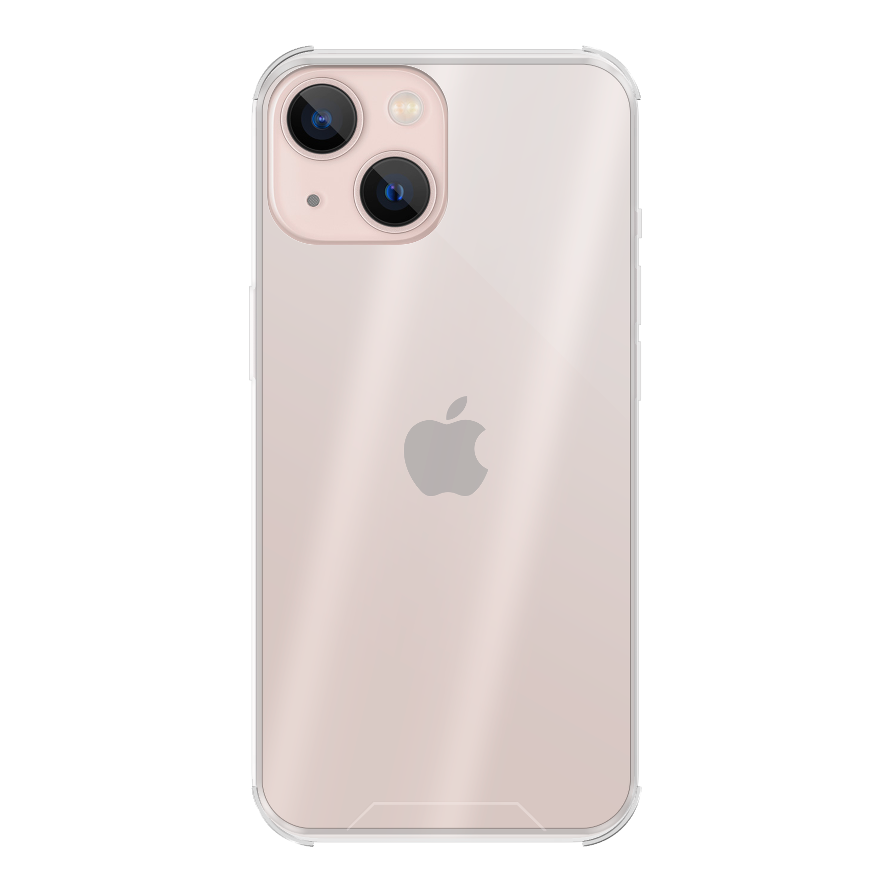 Apple iPhone 13 Bumper case (achterkant bedrukt, transparant)