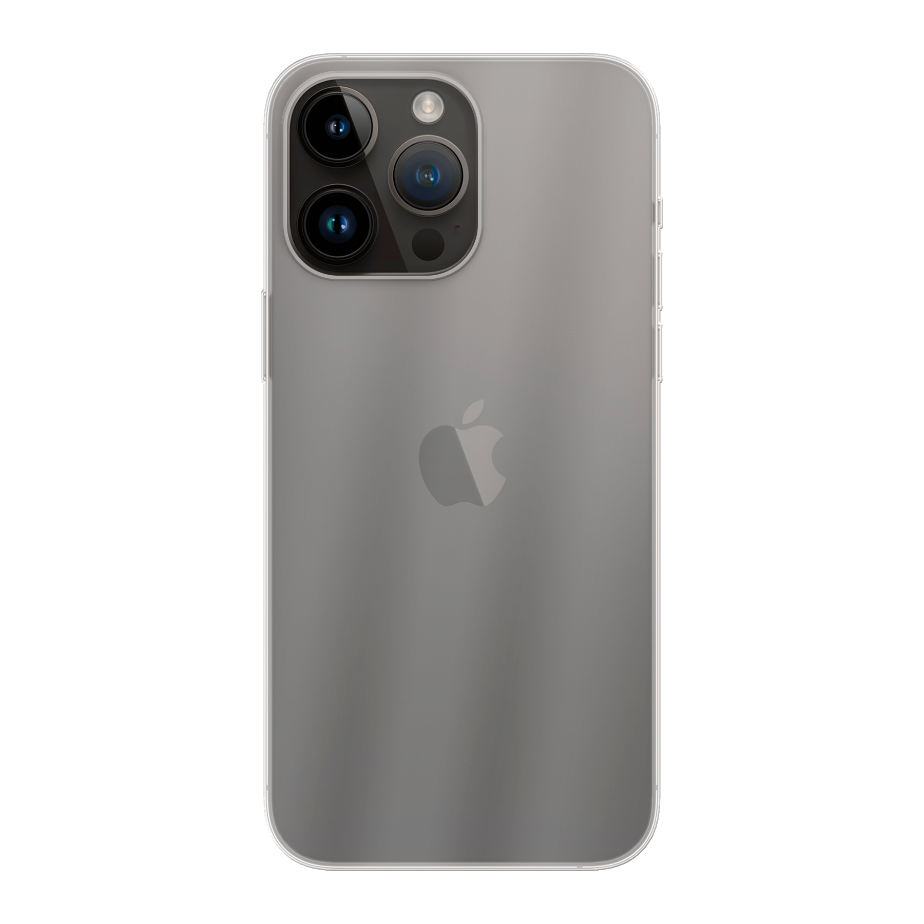 Apple iPhone 14 Pro Max Zachte hoes (achterkant bedrukt, transparant)