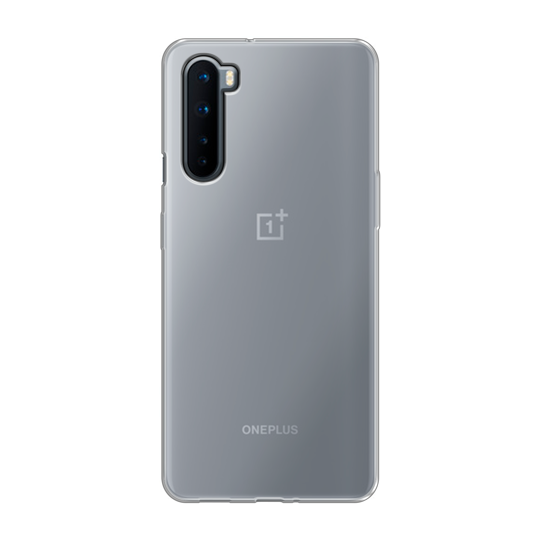OnePlus Nord Soft case (achterkant bedrukt, transparant)