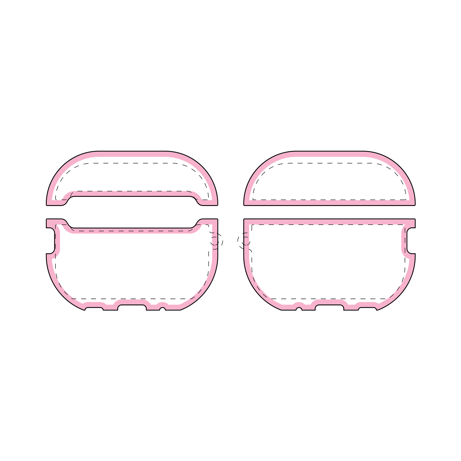 Apple AirPods 4 Hardcase (volledig bedrukt)