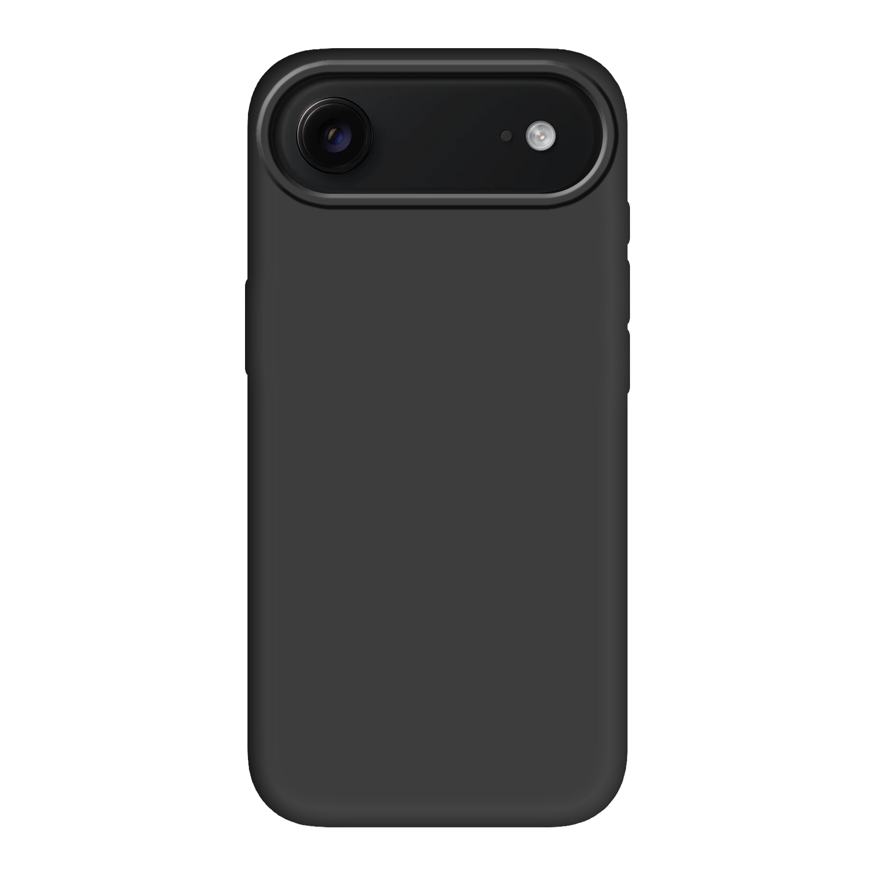 Apple iPhone Air Biologisch afbreekbaar hoesje (achterkant bedrukt, zwart)