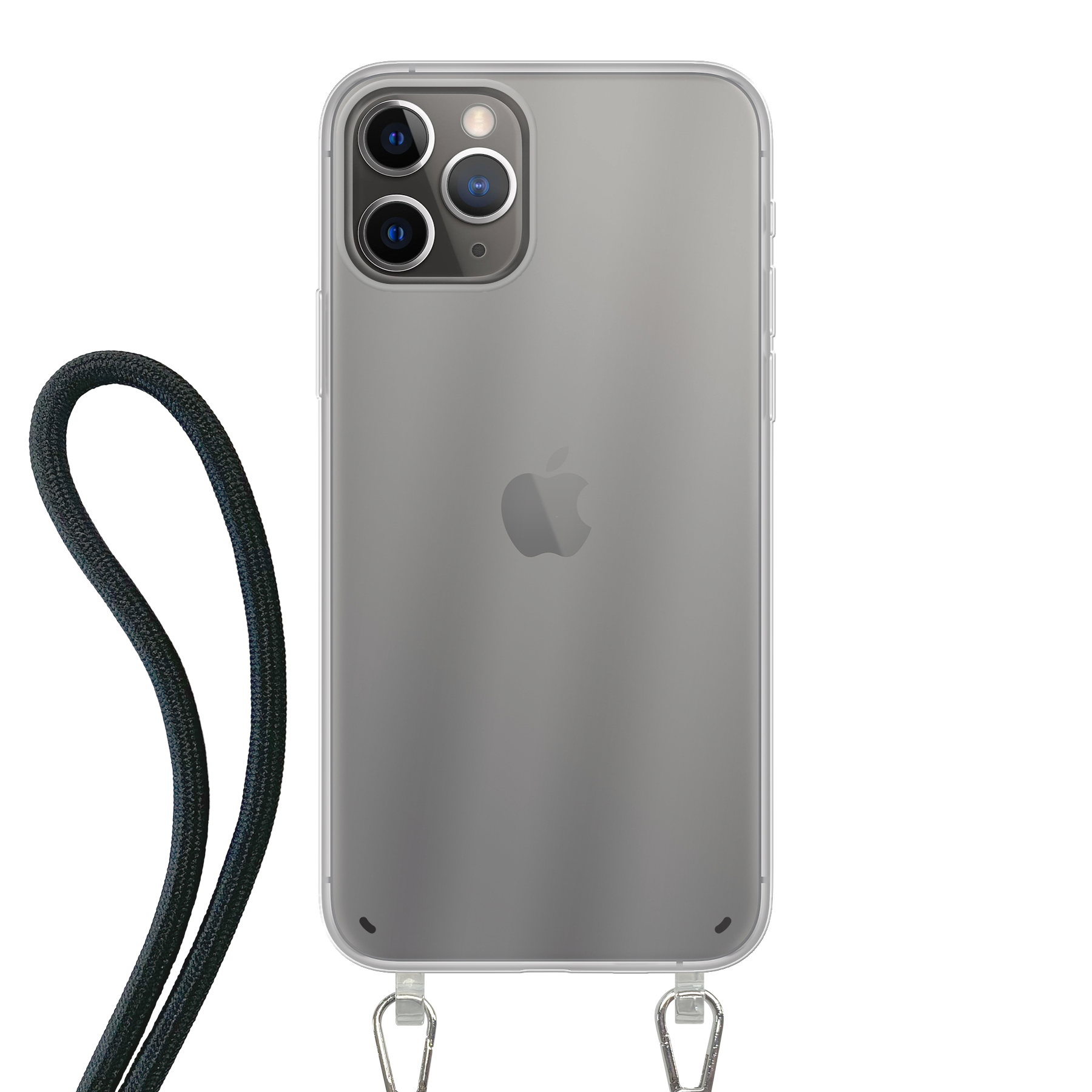 Apple iPhone 11 Pro Crossbody hoesje (achterkant bedrukt, transparant)