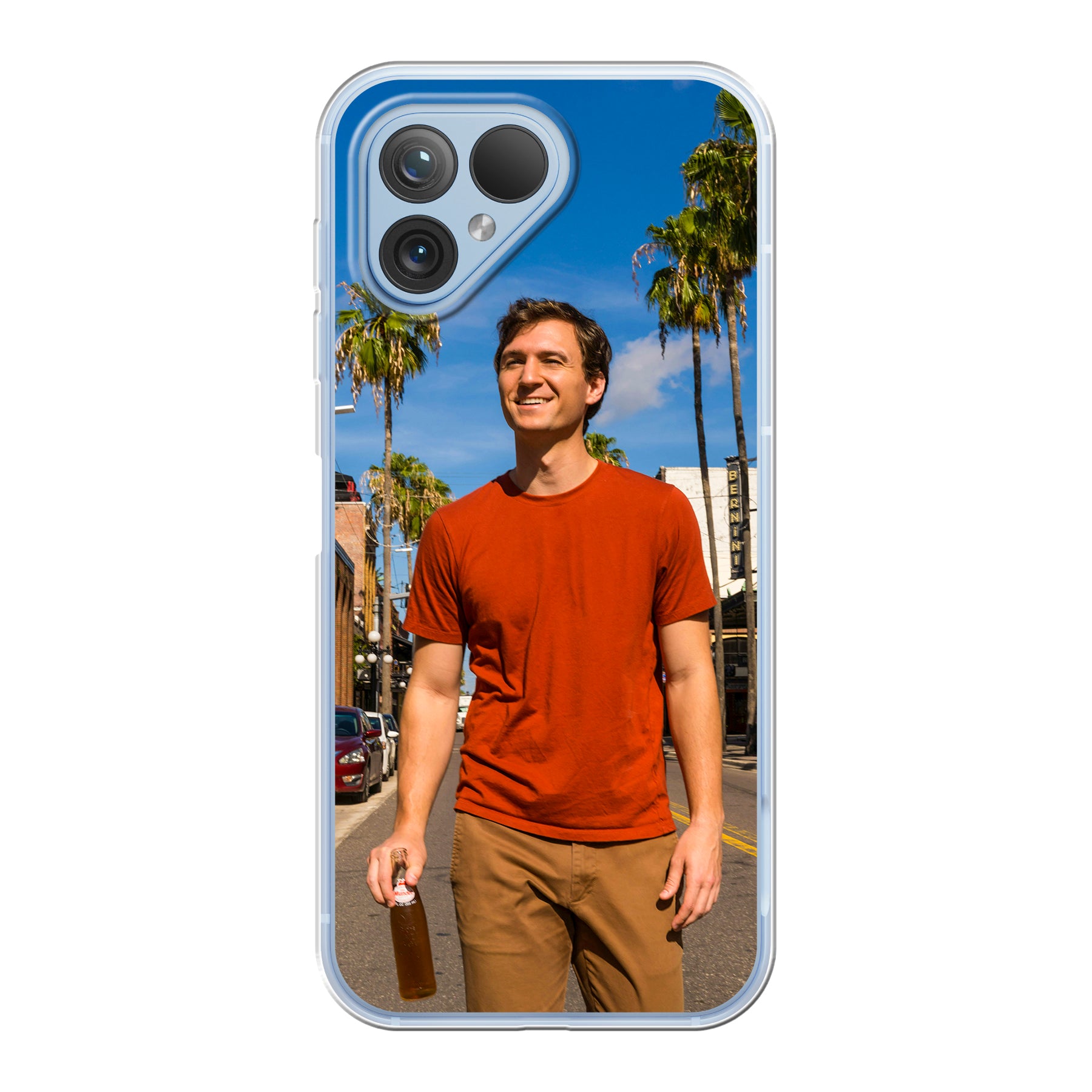 Fairphone 5 Soft case (achterkant bedrukt, transparant)