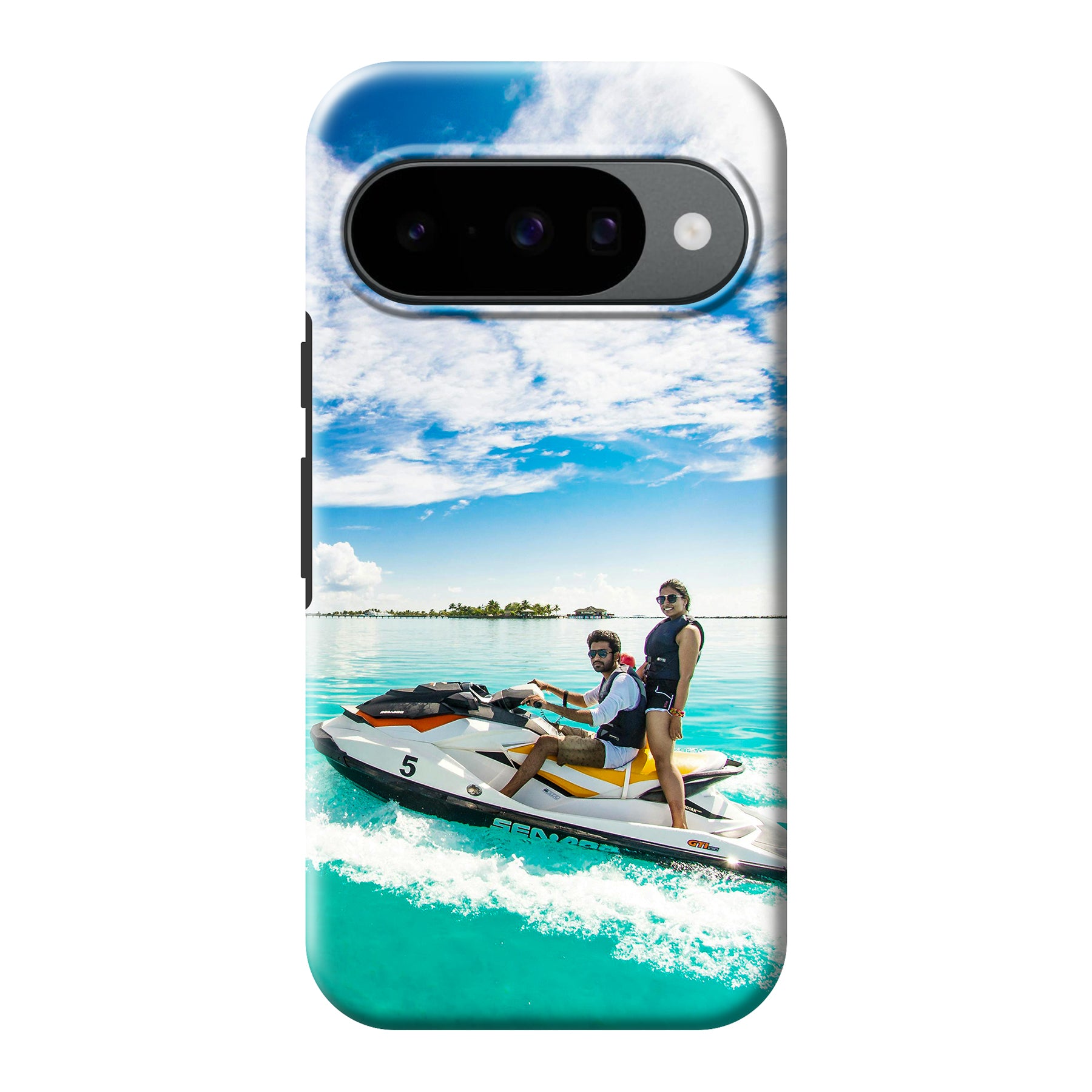 Google Pixel 10 / Pixel 10 Pro Tough case (volledig bedrukt, zwarte inzet)
