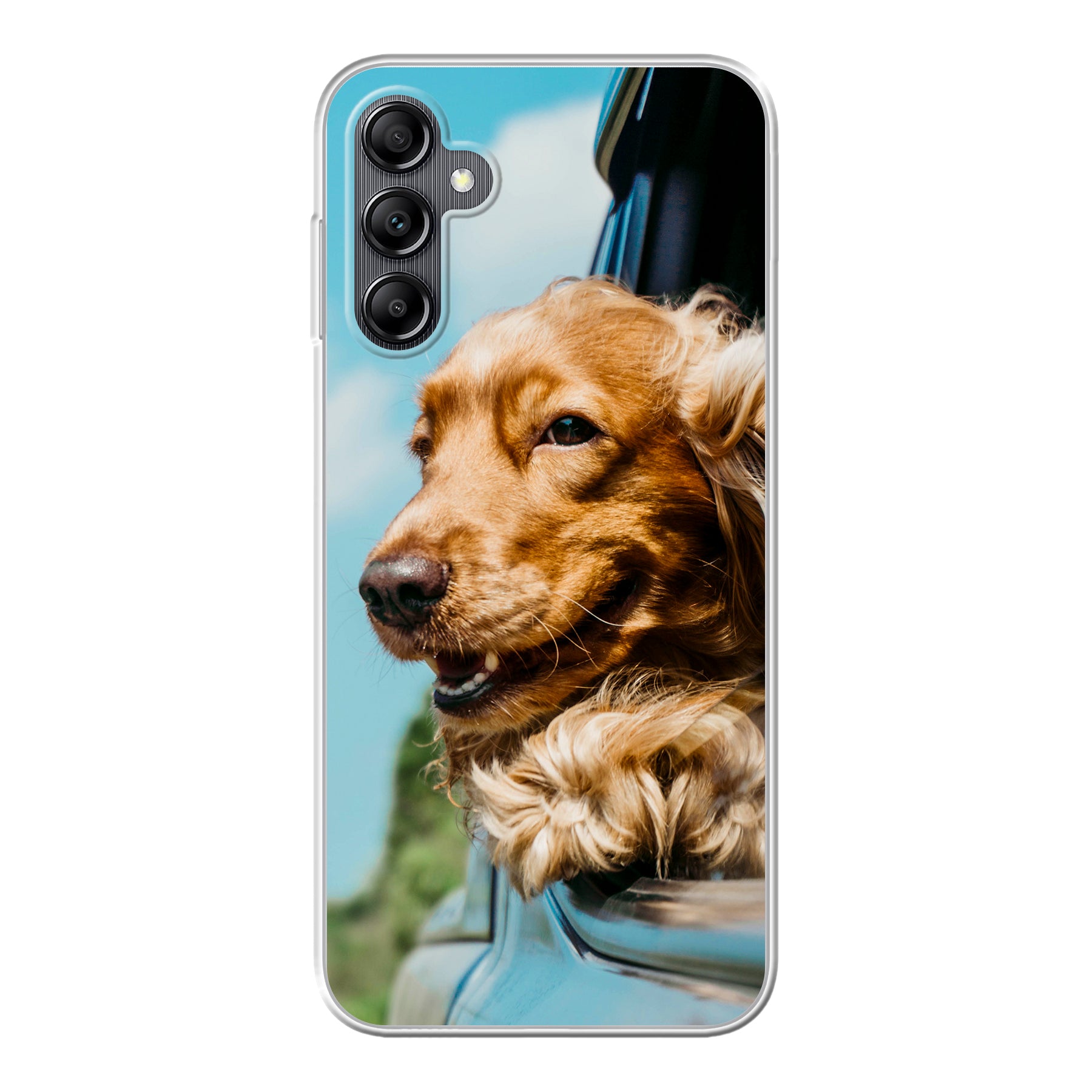 Samsung Galaxy A14 / Galaxy A14 5G Zachte hoes (achterkant bedrukt, transparant)